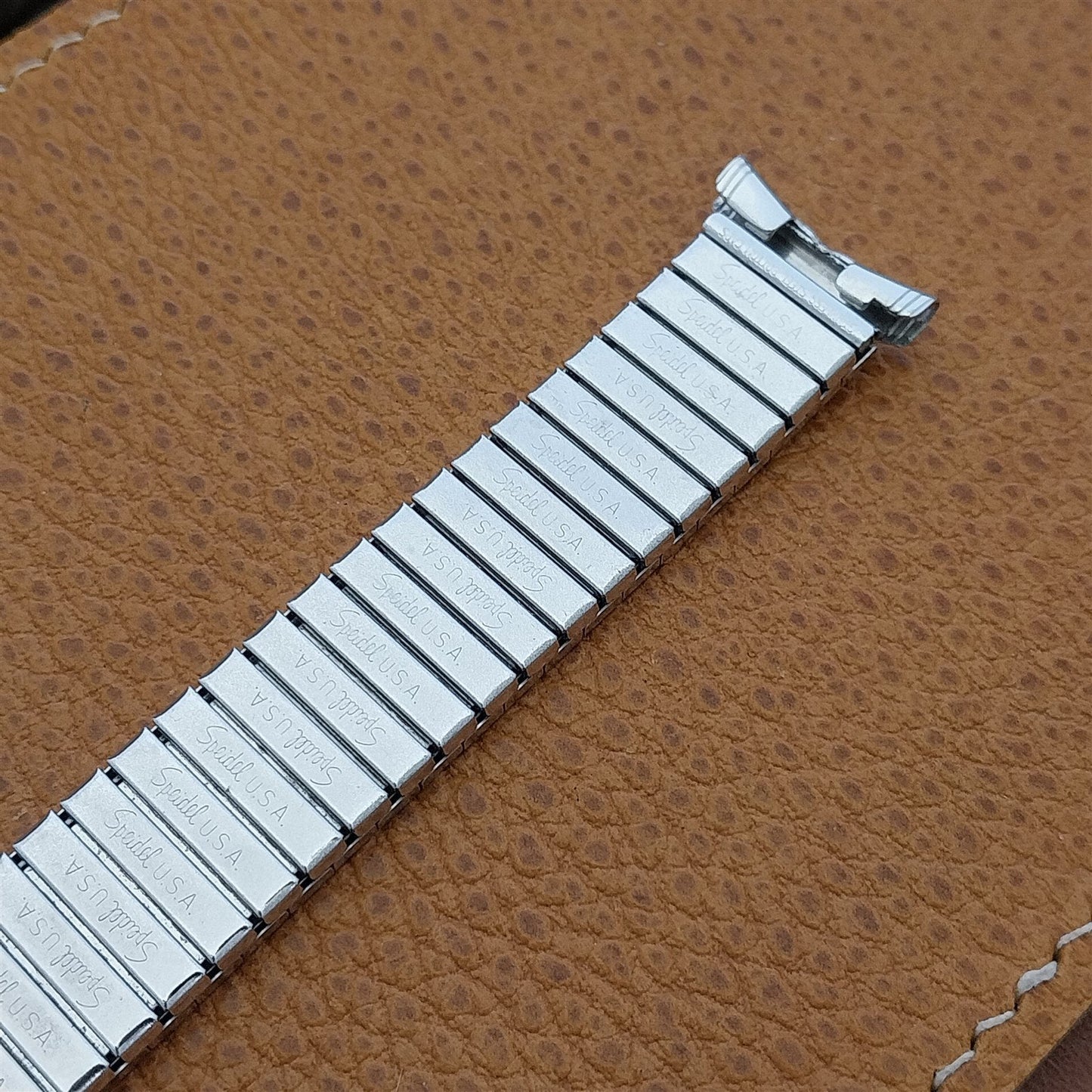 19mm 18mm 16mm 10k White Gold-Filled Speidel Unused nos 1970s Vintage Watch Band