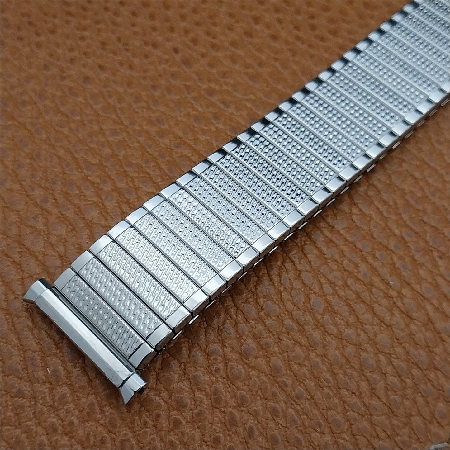 18mm 19mm 20mm JB Champion Wide Stainless Steel Unused 1970s Vintage Watch Band