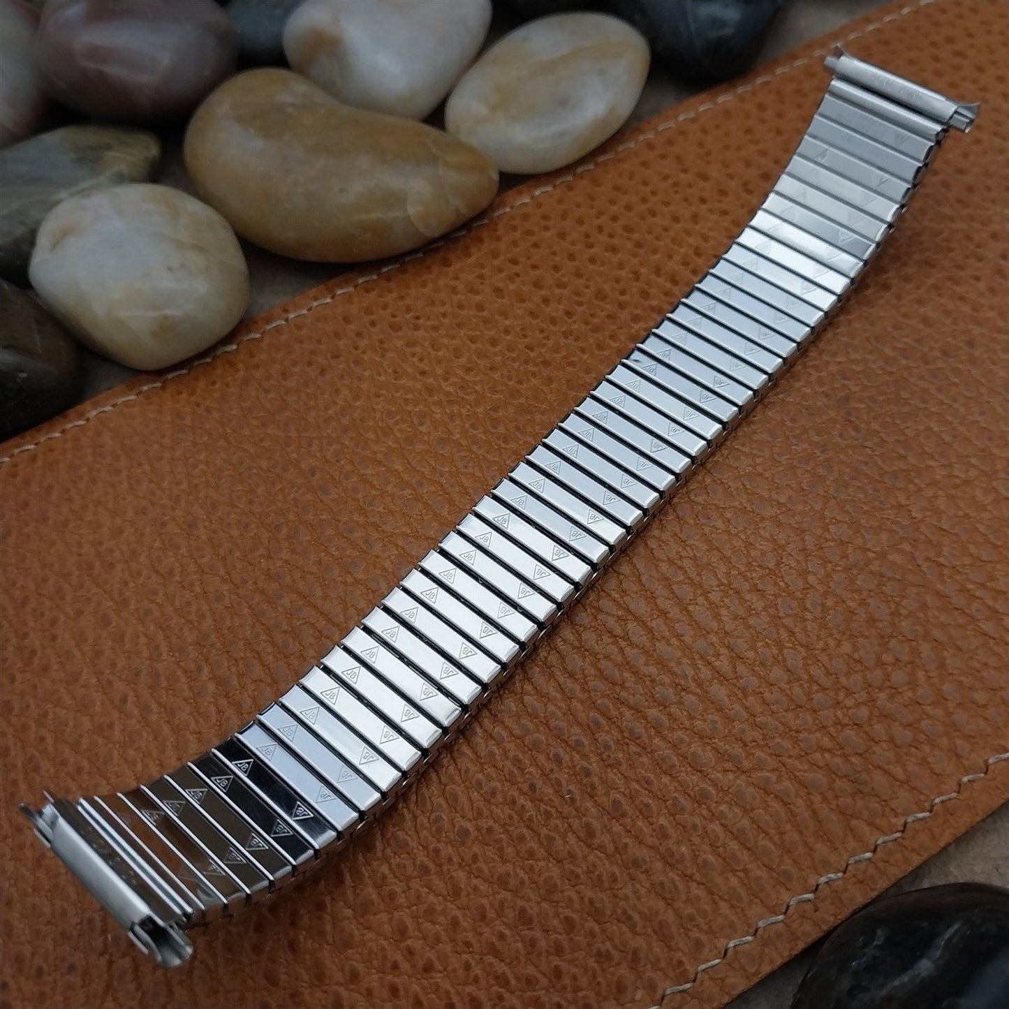 18mm 19mm 20mm JB Champion Wide Stainless Steel Unused 1970s Vintage Watch Band