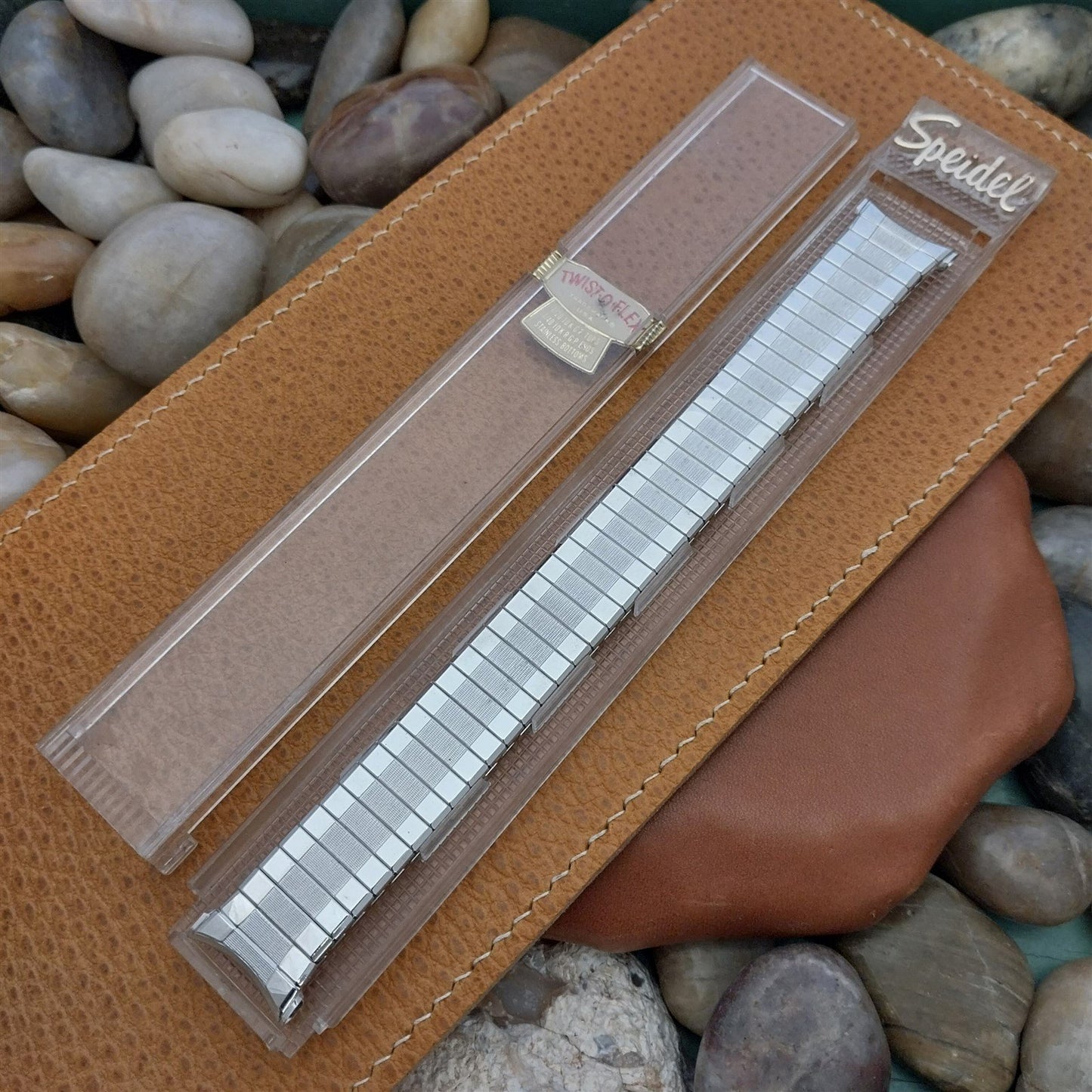 19mm 18mm Long White Gold-Filled 19mm Cobra Speidel nos 1970s Vintage Watch Band