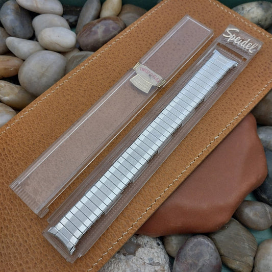 19mm 18mm Long White Gold-Filled 19mm Cobra Speidel nos 1970s Vintage Watch Band