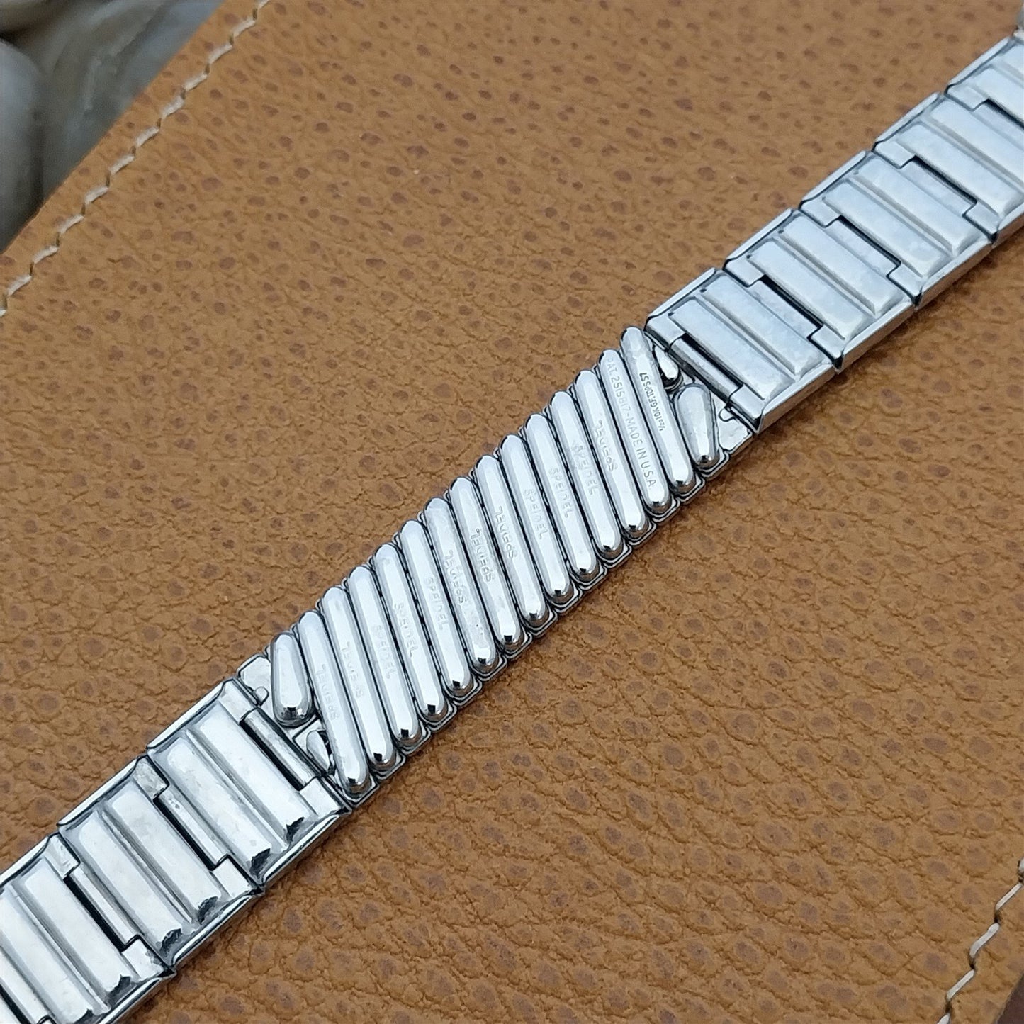 19mm 18mm 16mm 1957 White Gold Filled Classic Long Vintage Watch Band Speidel