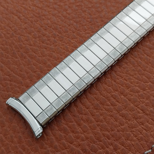 Speidel Sun Valley White Gold Filled 19mm 18mm 16mm Vintage Watch Band