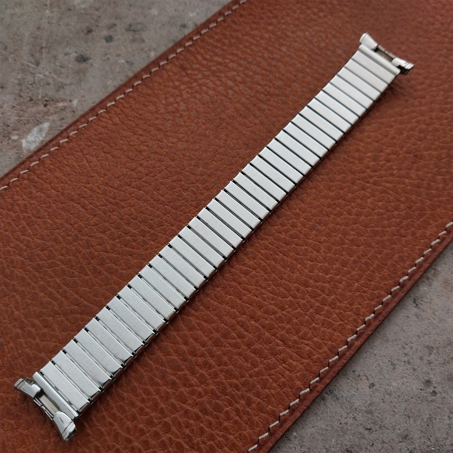 Speidel Sun Valley White Gold Filled 19mm 18mm 16mm Vintage Watch Band