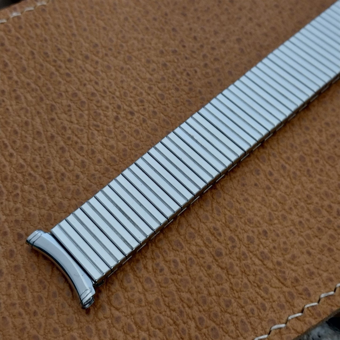 Vintage USA Made Stainless Steel 1960s Speidel nos Watch Band 17mm 18mm 19m