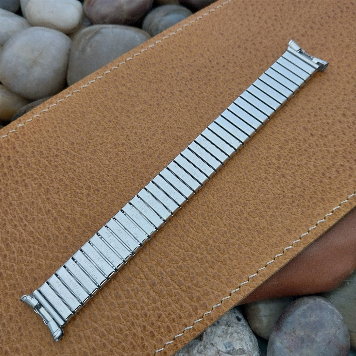 Vintage USA Made Stainless Steel 1960s Speidel nos Watch Band 17mm 18mm 19m