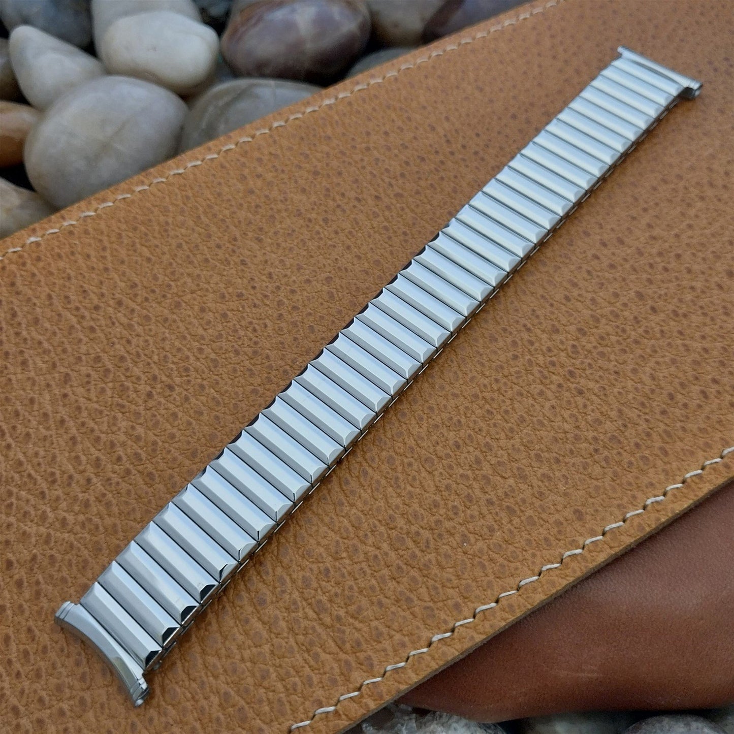 Stainless Steel 19mm 18mm 16mm 1970s Speidel Fullback Unused Vintage Watch Band