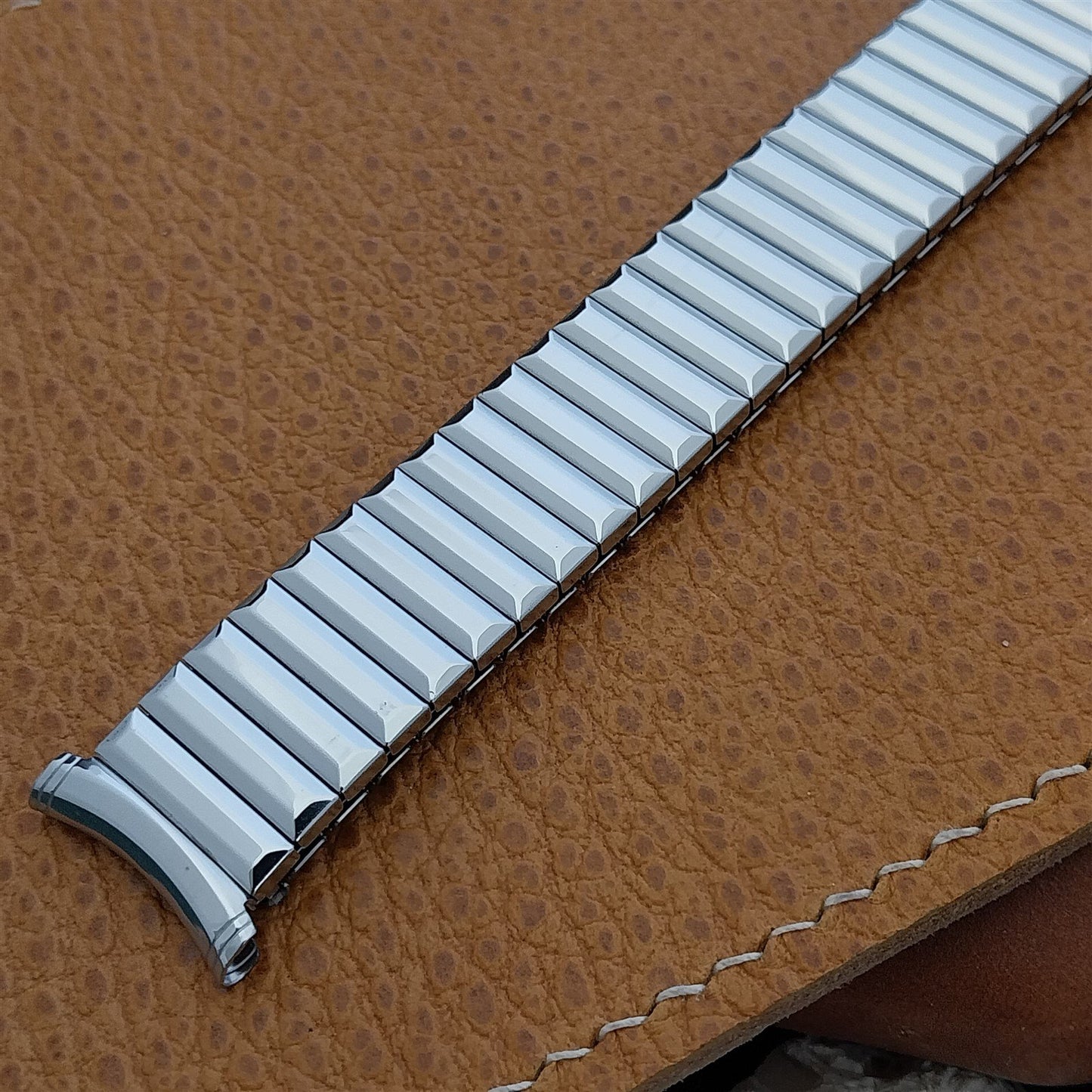 Stainless Steel 19mm 18mm 16mm 1970s Speidel Fullback Unused Vintage Watch Band