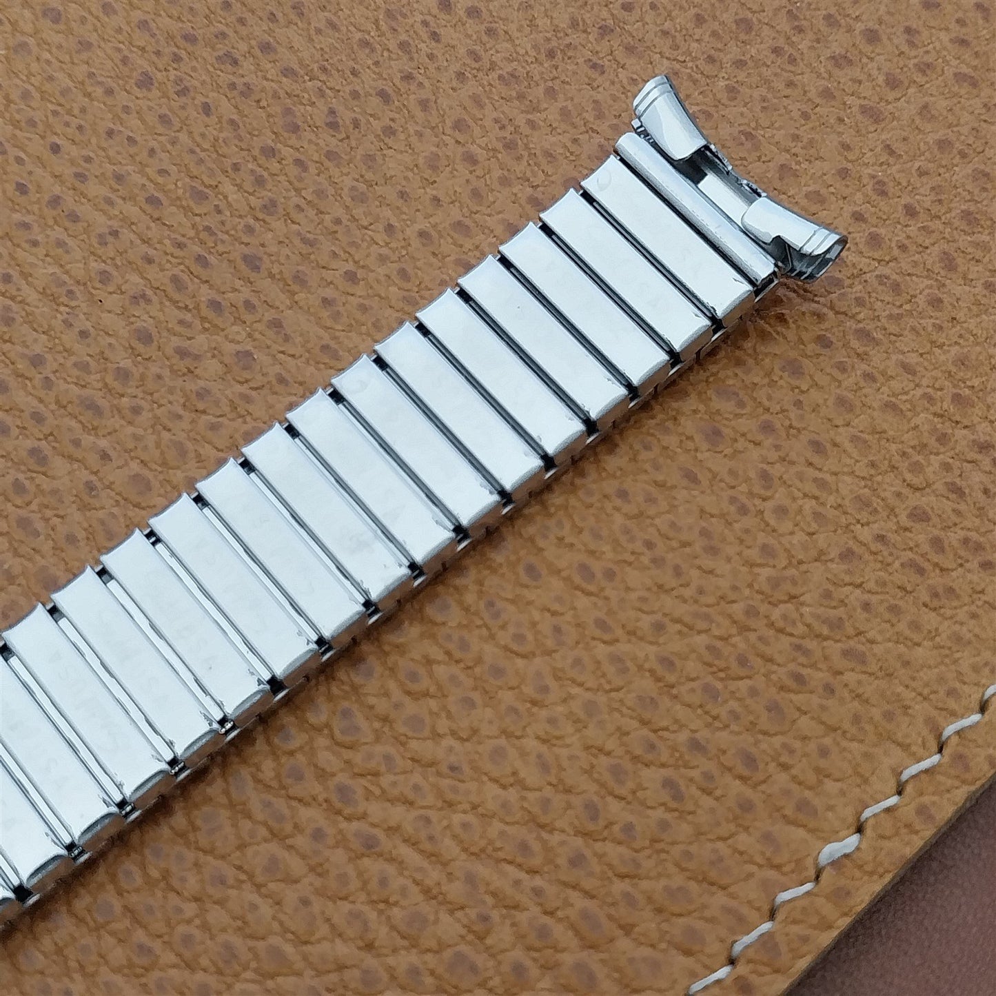 Stainless Steel 19mm 18mm 16mm 1970s Speidel Fullback Unused Vintage Watch Band