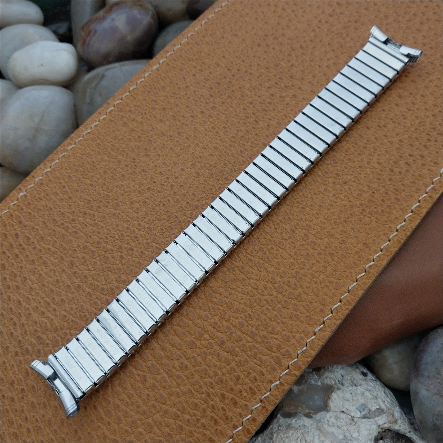 Stainless Steel 19mm 18mm 16mm 1970s Speidel Fullback Unused Vintage Watch Band