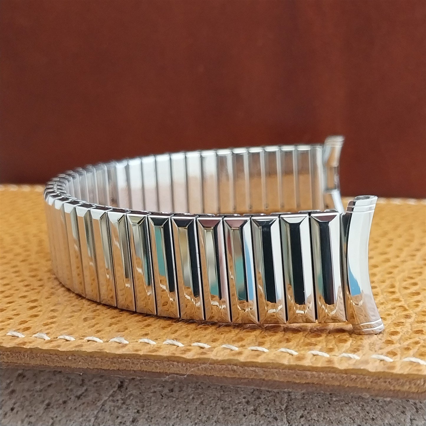 Stainless Steel 19mm 18mm 16mm 1970s Speidel Fullback Unused Vintage Watch Band