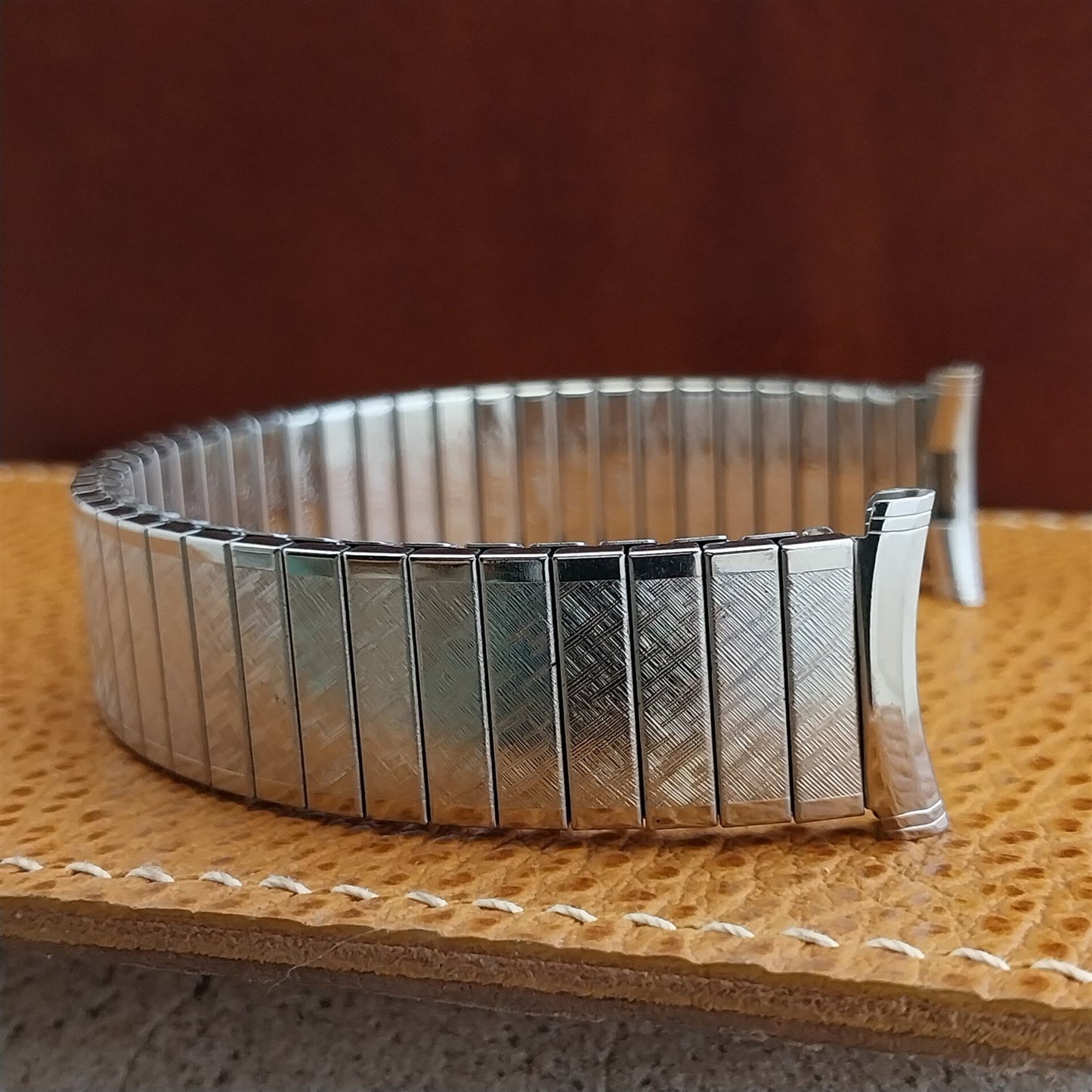 19mm 18mm 17mm 16mm Stainless Steel 70s Speidel Atlantis Long Vintage Watch Band