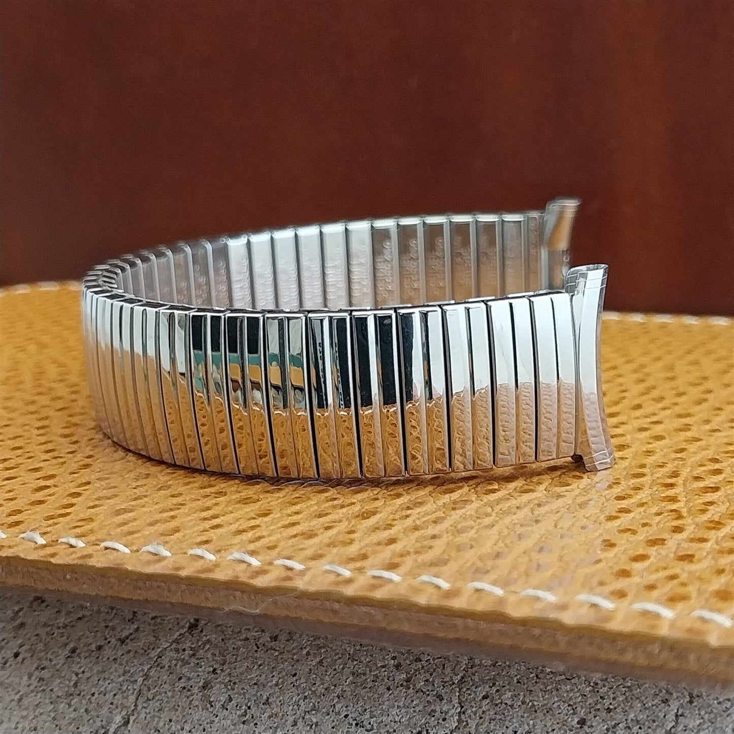 19mm 18mm 17mm 16mm Stainless Steel nos 1970 Speidel Linesman Vintage Watch Band