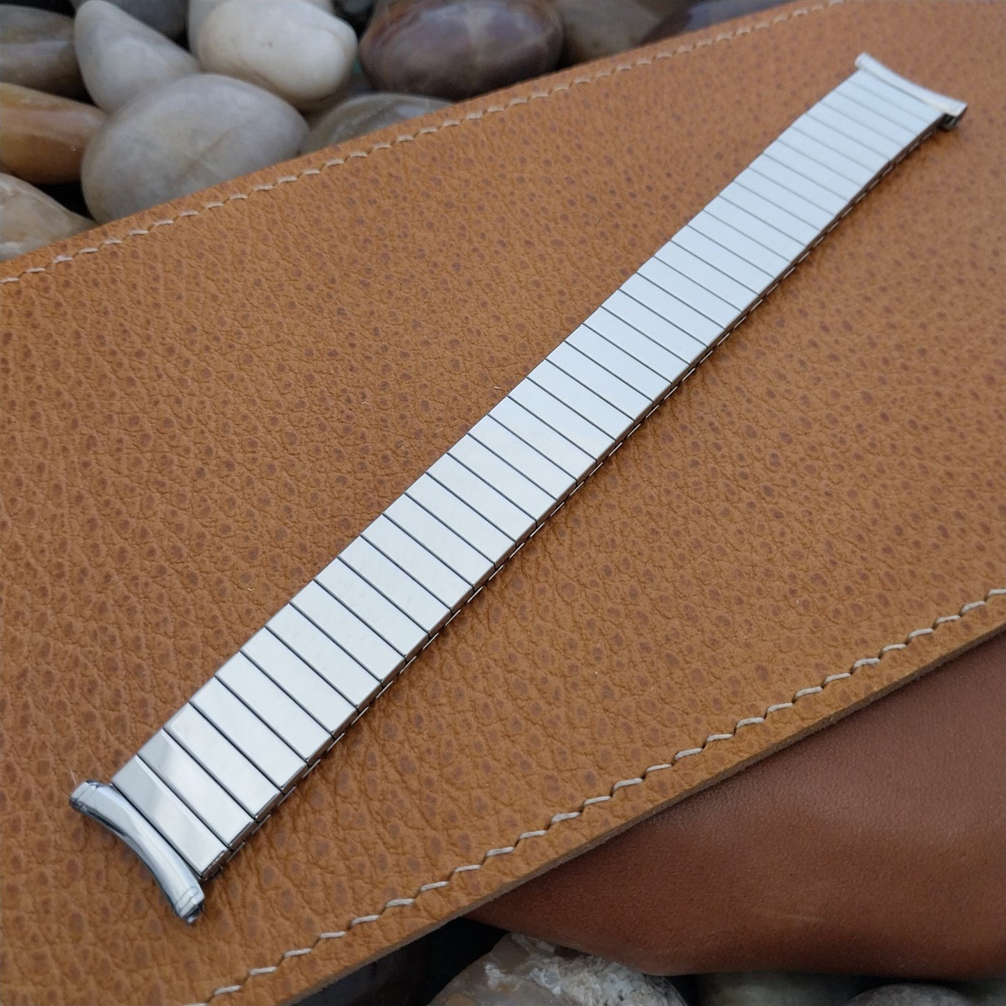 1960s USA Made Stainless Steel Speidel Early Twistoflex NOS Vintage Watch Band