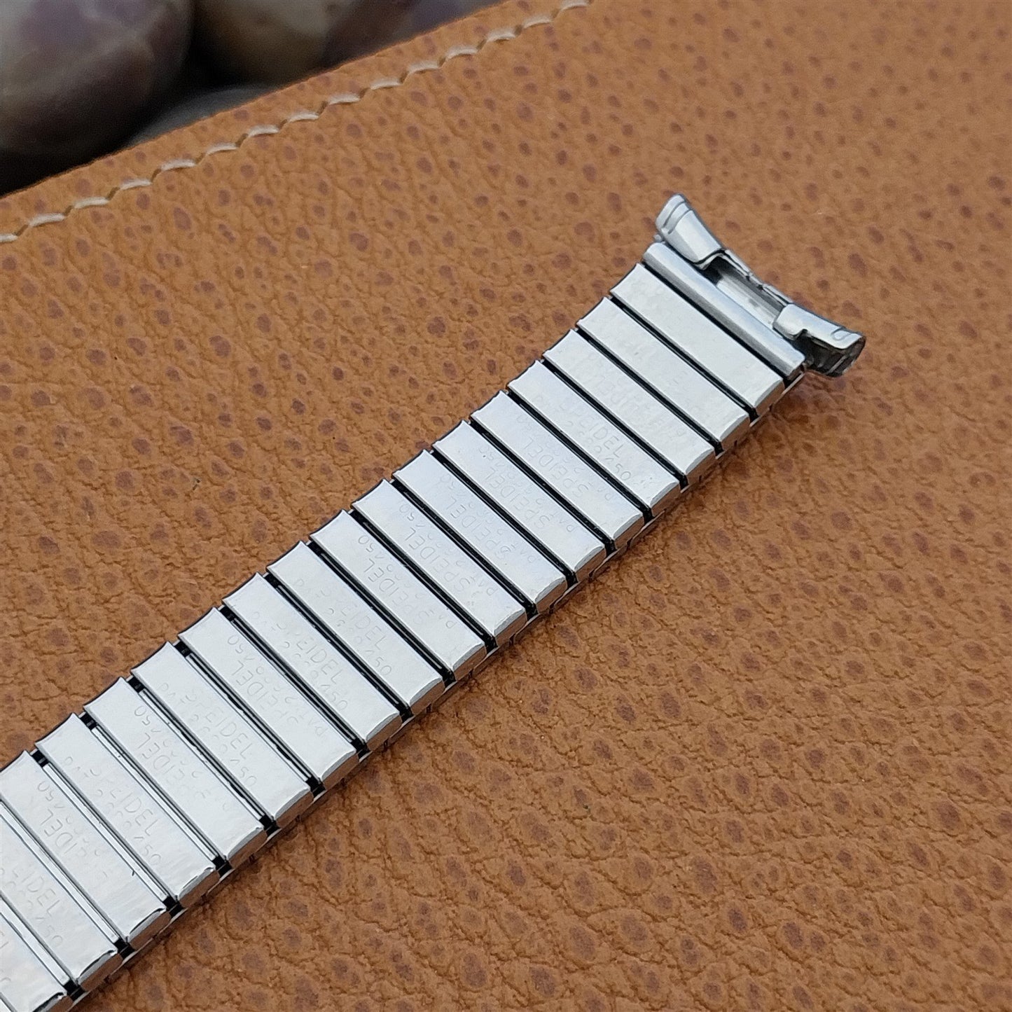 1960s USA Made Stainless Steel Speidel Early Twistoflex NOS Vintage Watch Band