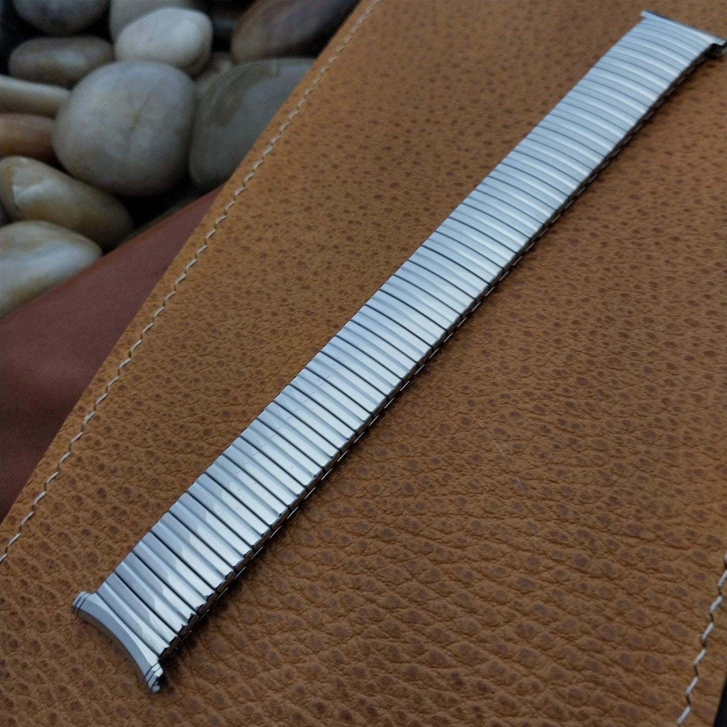 Stainless Steel Speidel USA Long 1970 Twistoflex NOS Vintage Watch Band