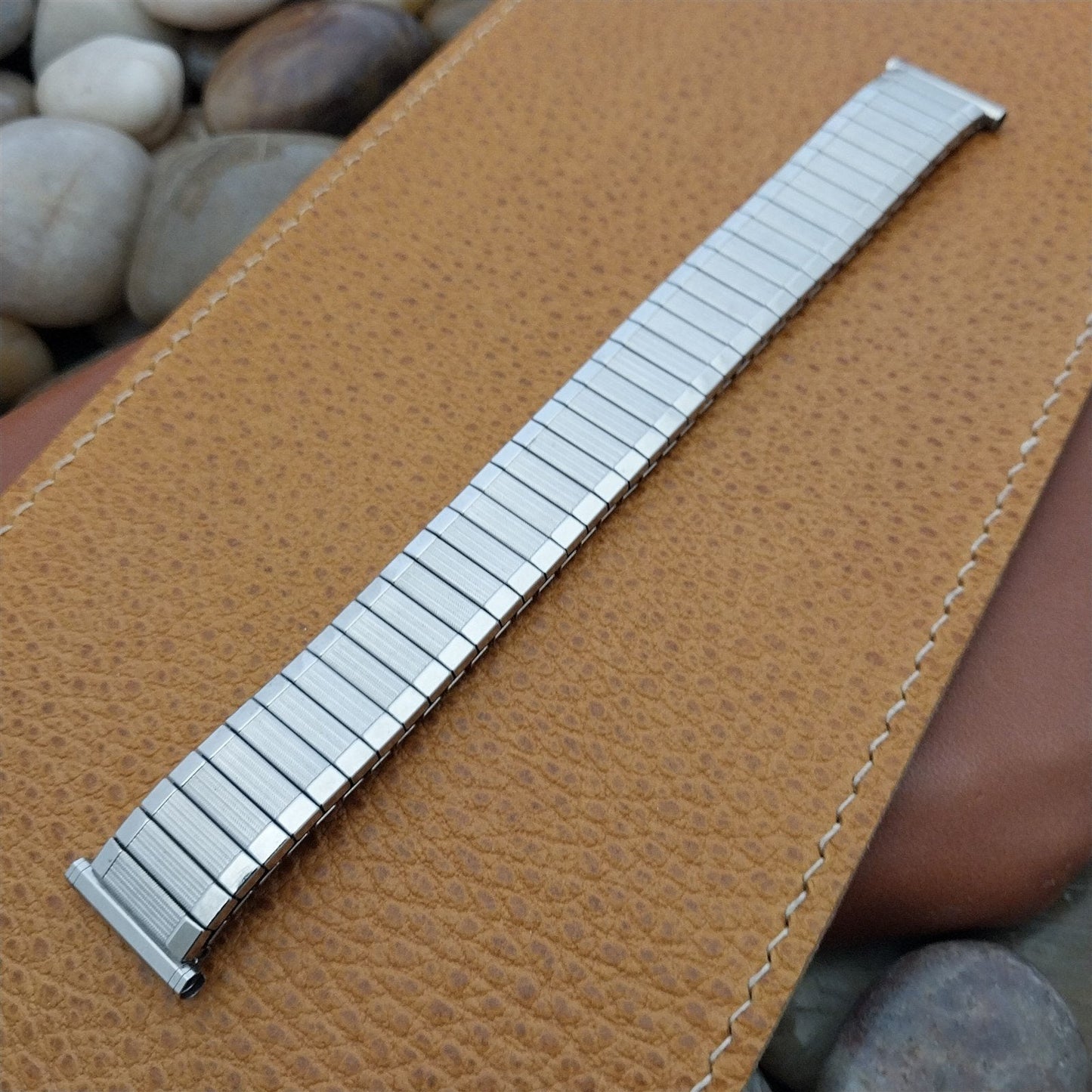 17.2mm Stainless Steel Speidel Aquarius Twistoflex NOS Vintage Watch Band