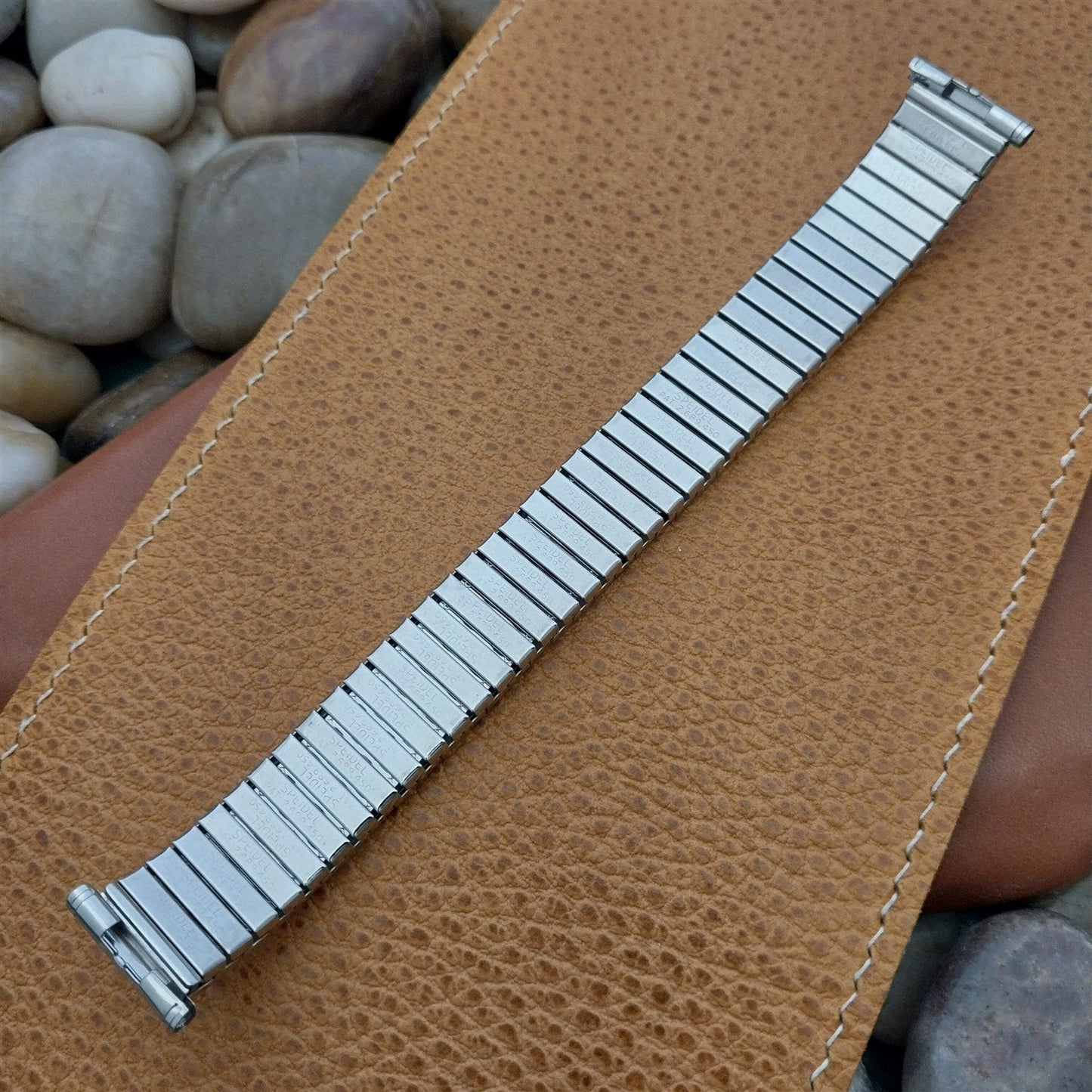 17.2mm Stainless Steel Speidel Aquarius Twistoflex NOS Vintage Watch Band