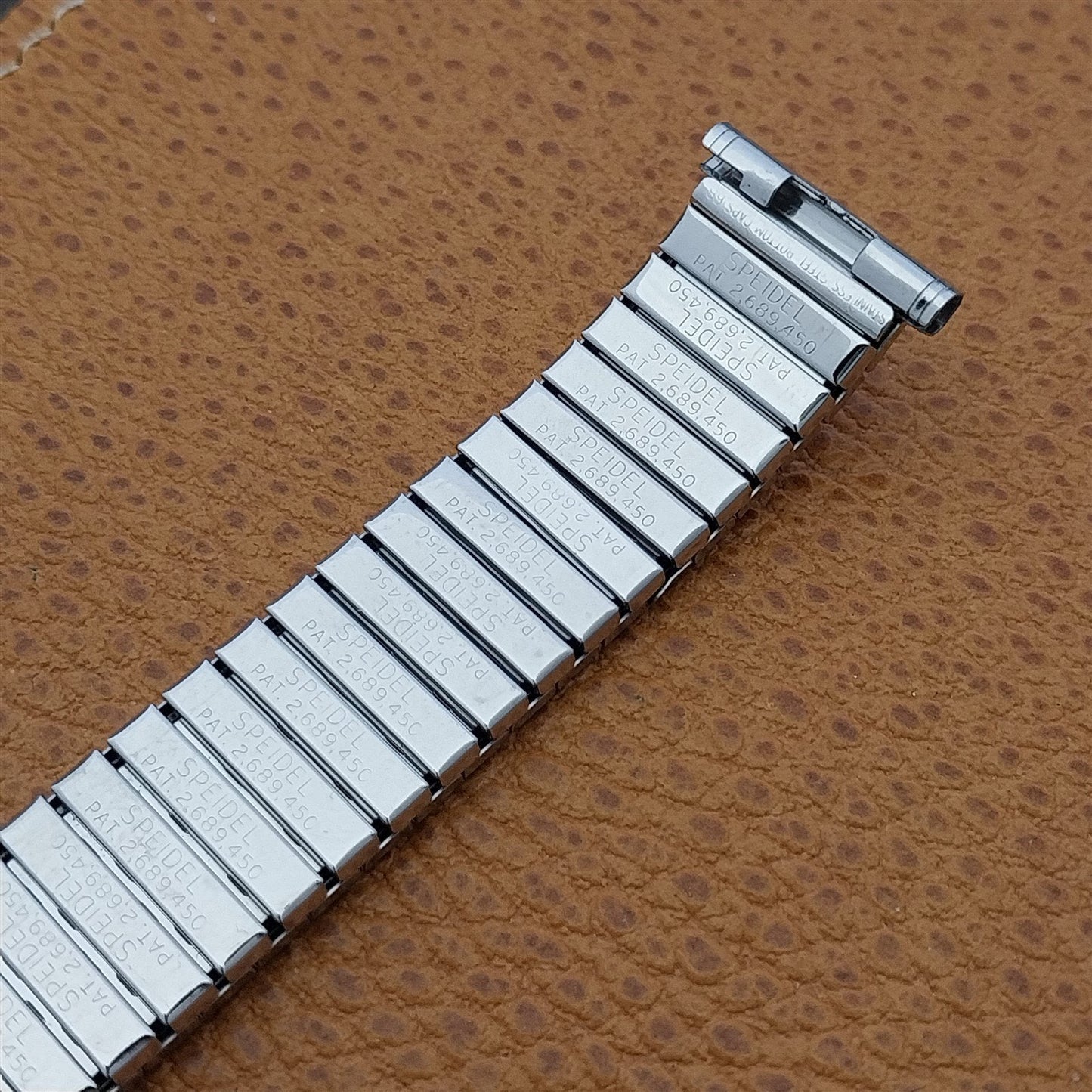 USA Made Stainless Steel Speidel 1968 Twistoflex NOS Vintage Watch Band