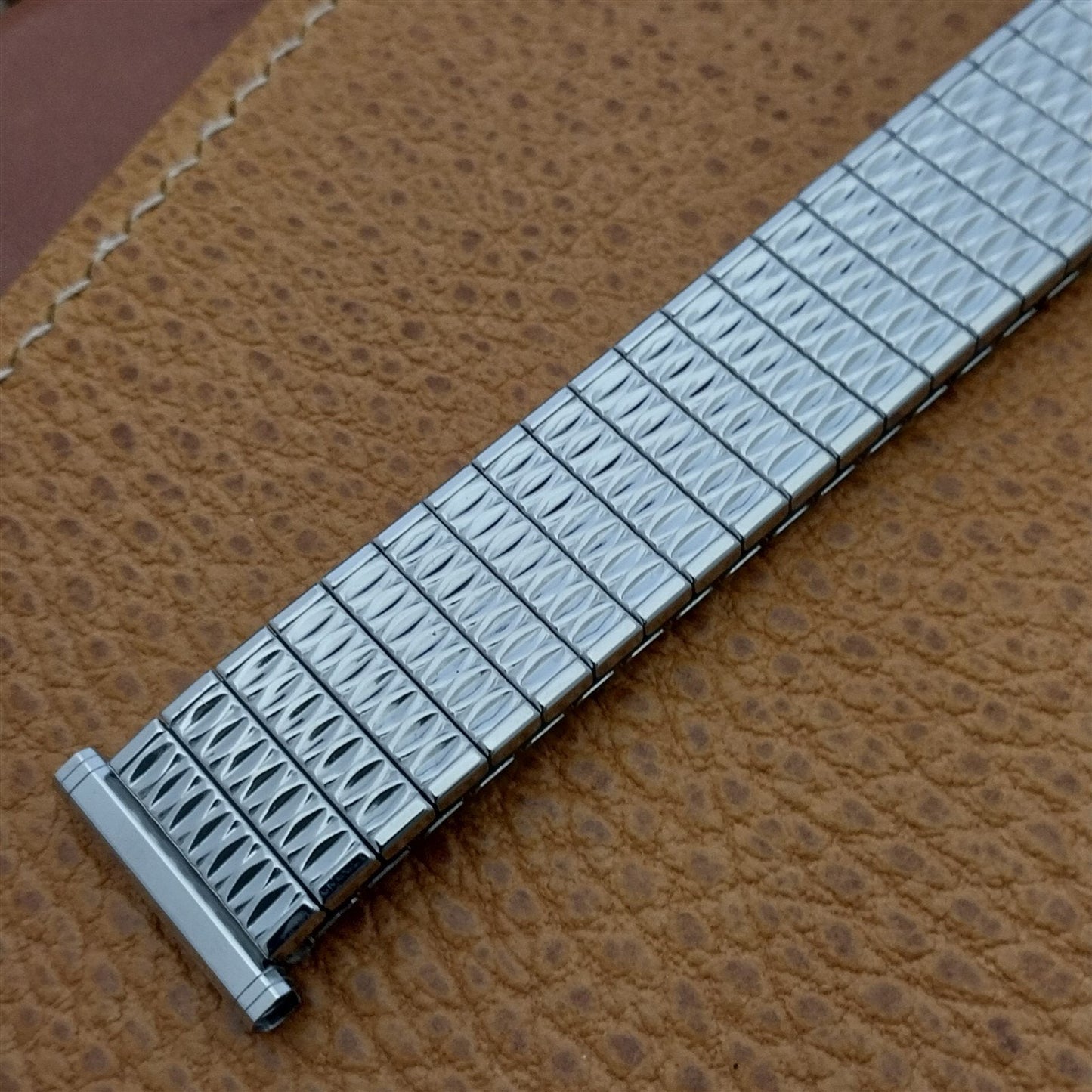 USA Made Stainless Steel 1967 Speidel Polaris Long NOS Vintage Watch Band