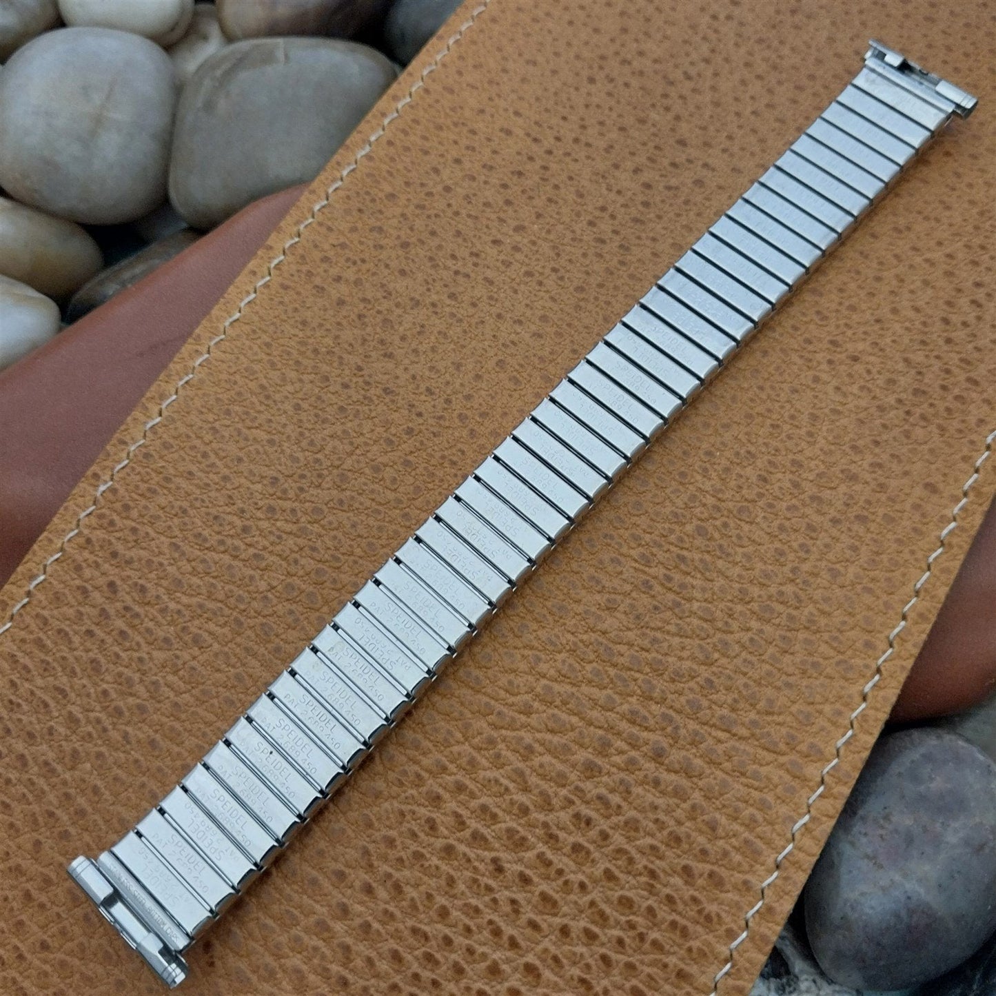 USA Made Stainless Steel 1967 Speidel Polaris Long NOS Vintage Watch Band