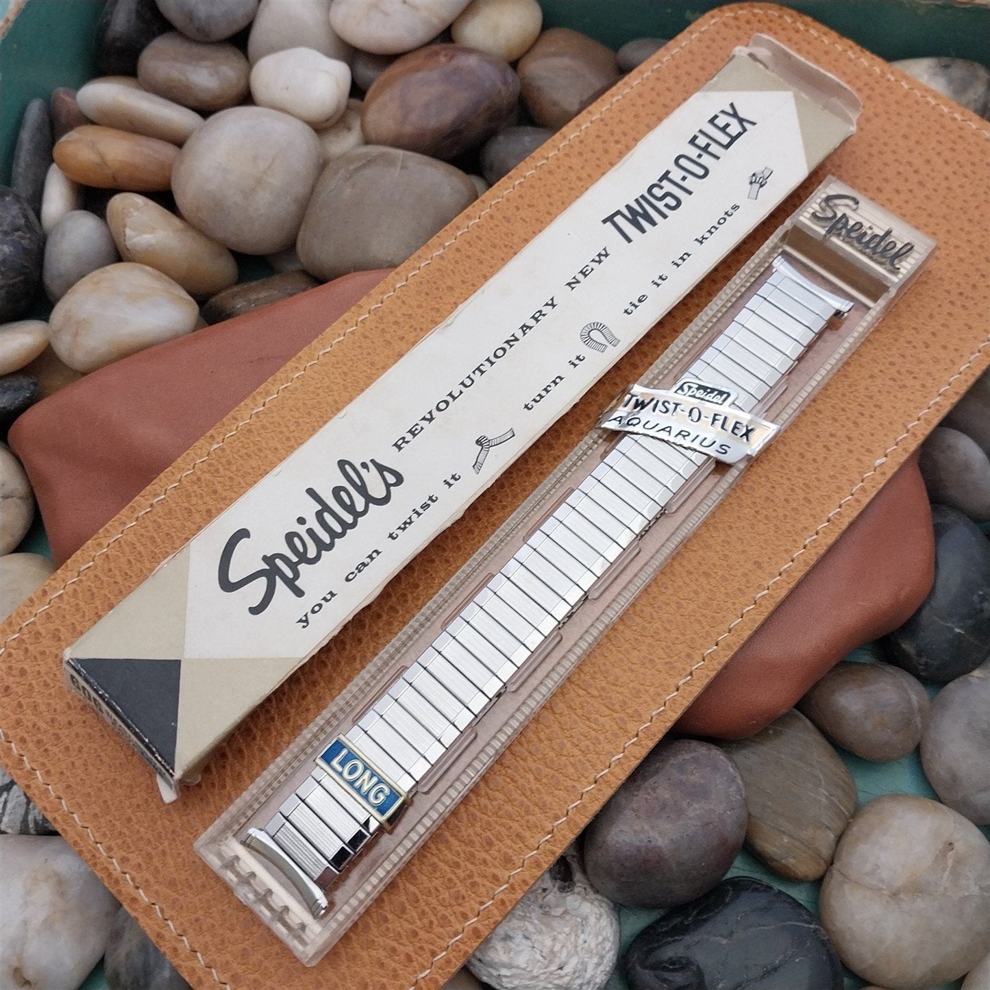 Speidel 1960s Twistoflex Aquarius Stainless Steel NOS Vintage Watch Band