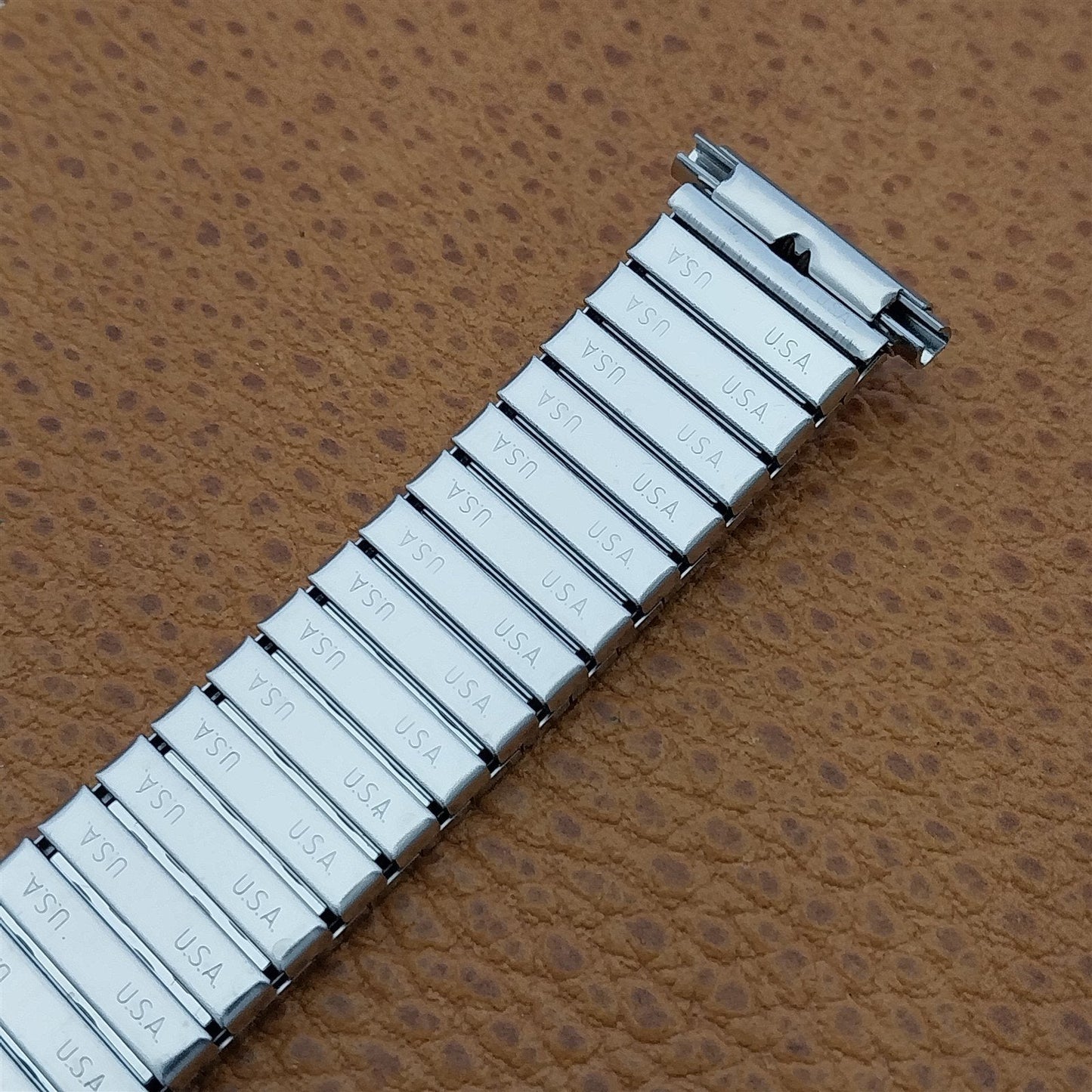 Kestenmade USA Made Stainless Steel 1970s Expansion nos Vintage Watch Band