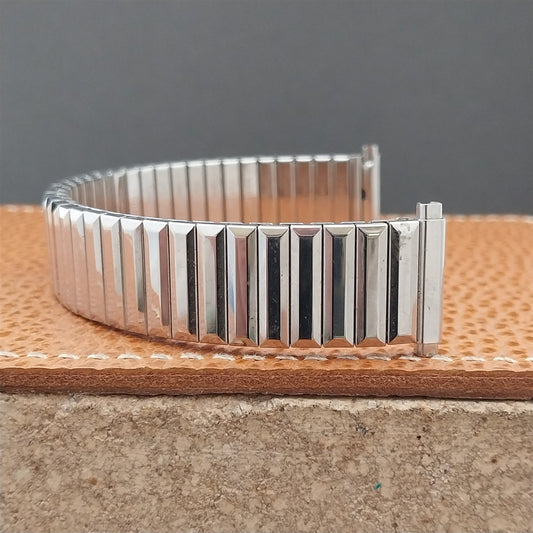 19mm 18mm 16mm Speidel Fullback Stainless Steel Unused 1970s Vintage Watch Band