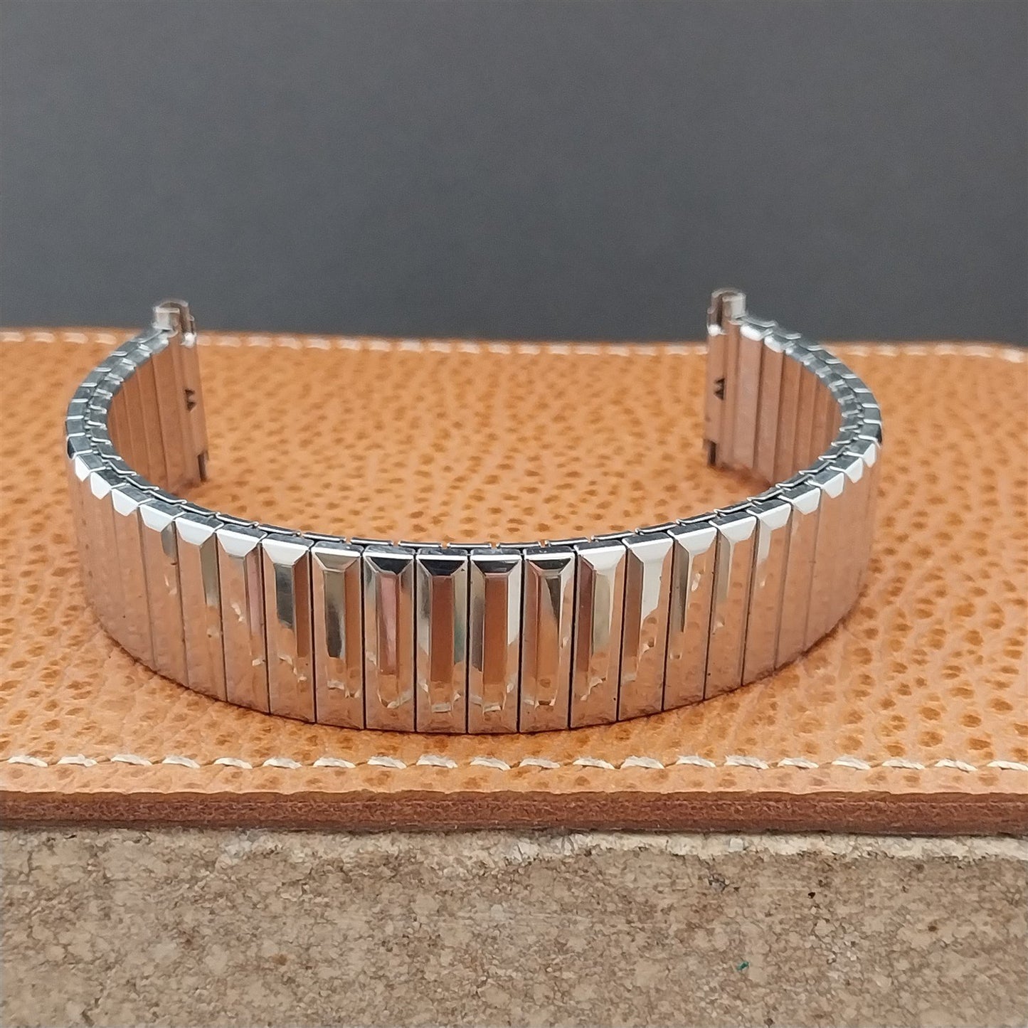 19mm 18mm 16mm Speidel Fullback Stainless Steel Unused 1970s Vintage Watch Band