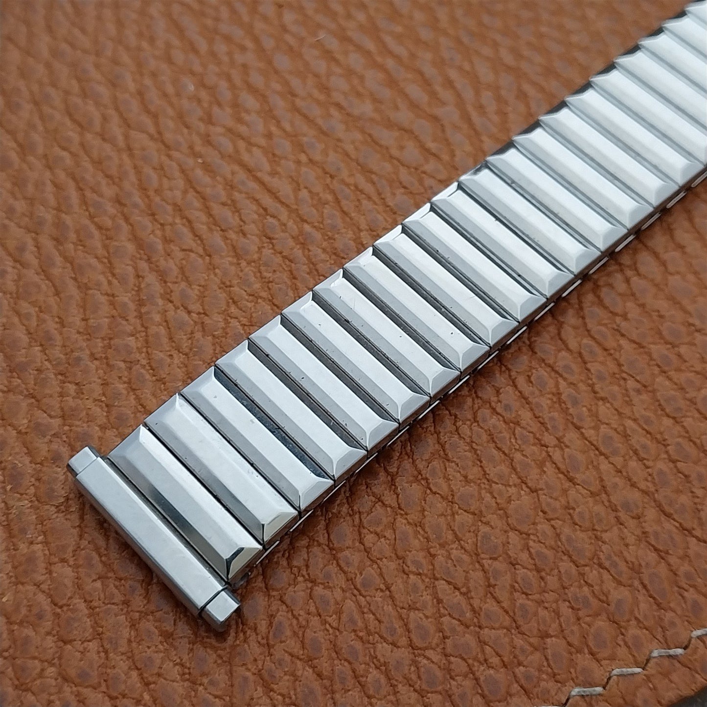 19mm 18mm 16mm Speidel Fullback Stainless Steel Unused 1970s Vintage Watch Band