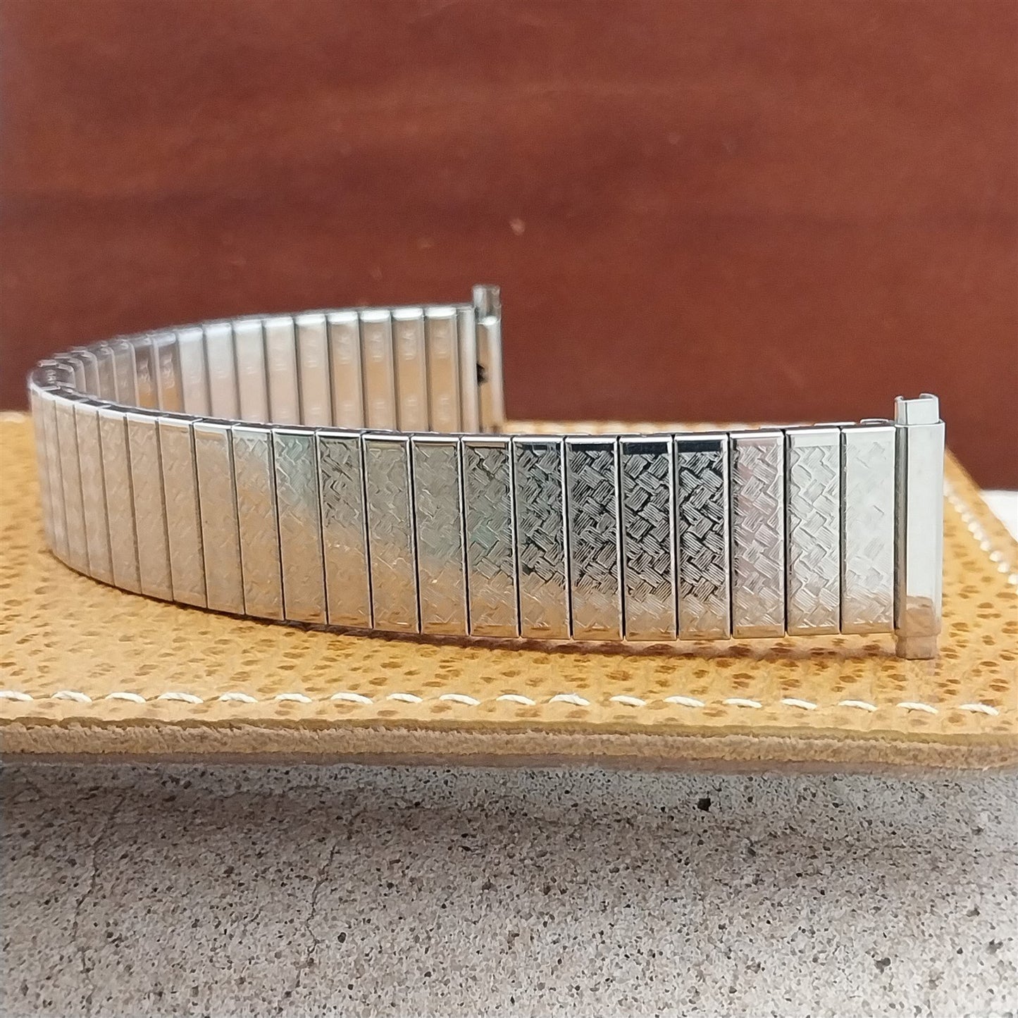 Speidel 16mm 18mm 19mm Stainless Steel 1970s Twistoflex nos Vintage Watch Band