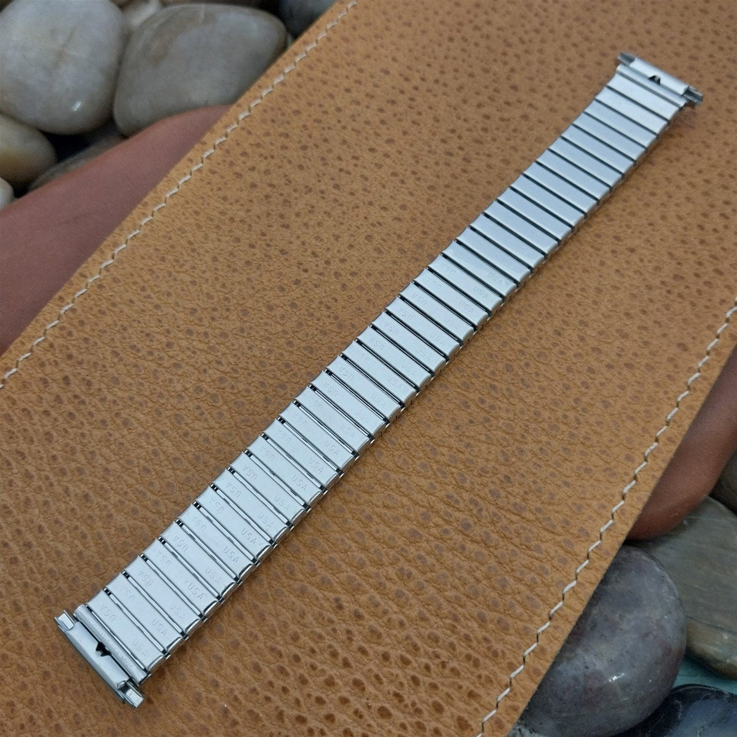 19mm 18mm 16mm Speidel Stainless Steel 1970s Twistoflex nos Vintage Watch Band