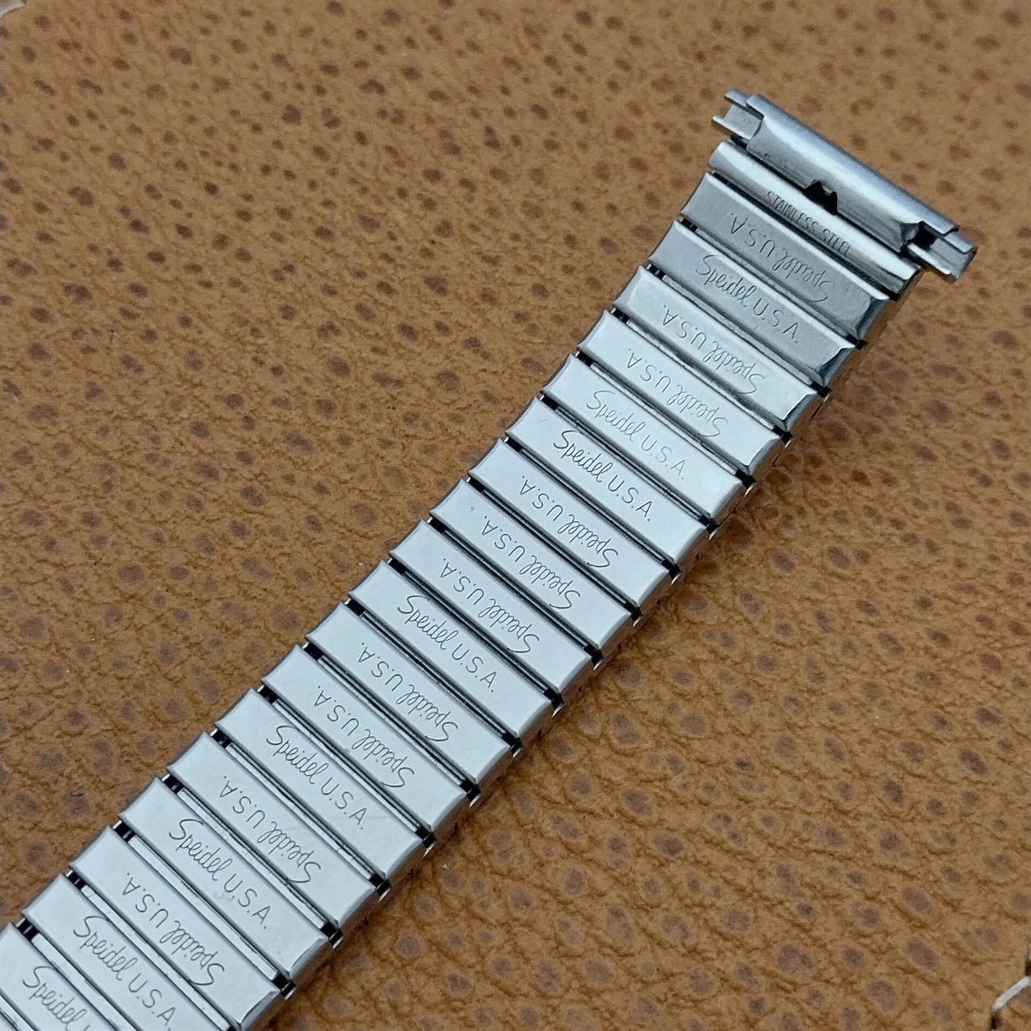 17mm 18mm 19mm Speidel Stainless Steel 1970s Twistoflex nos Vintage Watch Band