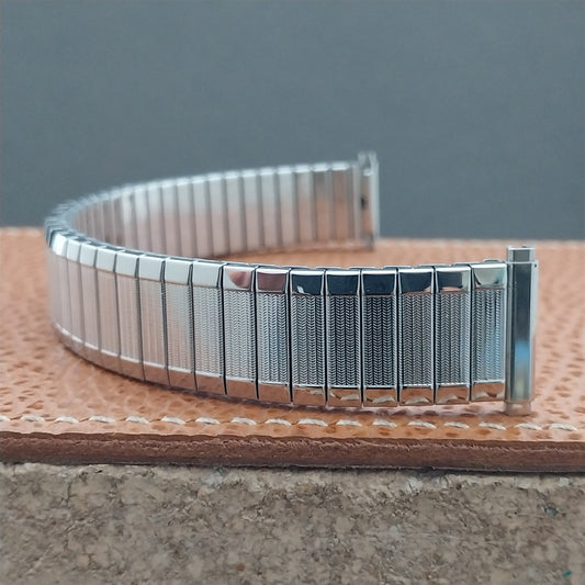 Dexter Morgan Speidel Aquarius Stainless Steel 1970s nos Vintage Watch Band