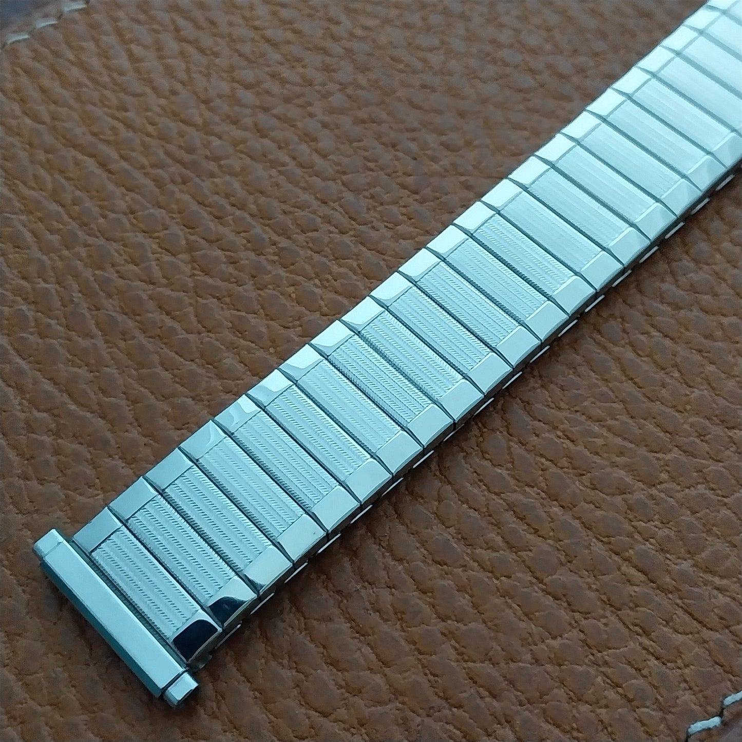 Dexter Morgan Speidel Aquarius Stainless Steel 1970s nos Vintage Watch Band