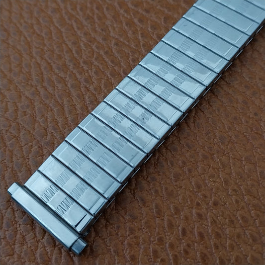 Speidel Stainless Steel 1970s 16mm 18mm 19mm Twist-o-flex nos Vintage Watch Band