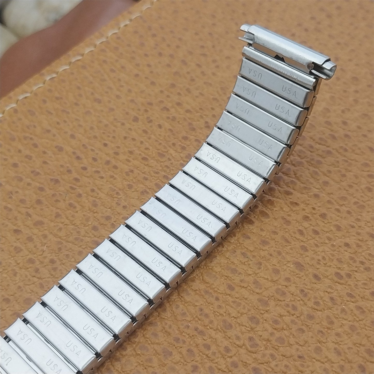 19mm 18mm 16mm 70s Long Kestenmade Stainless Steel Rice Beads Vintage Watch Band