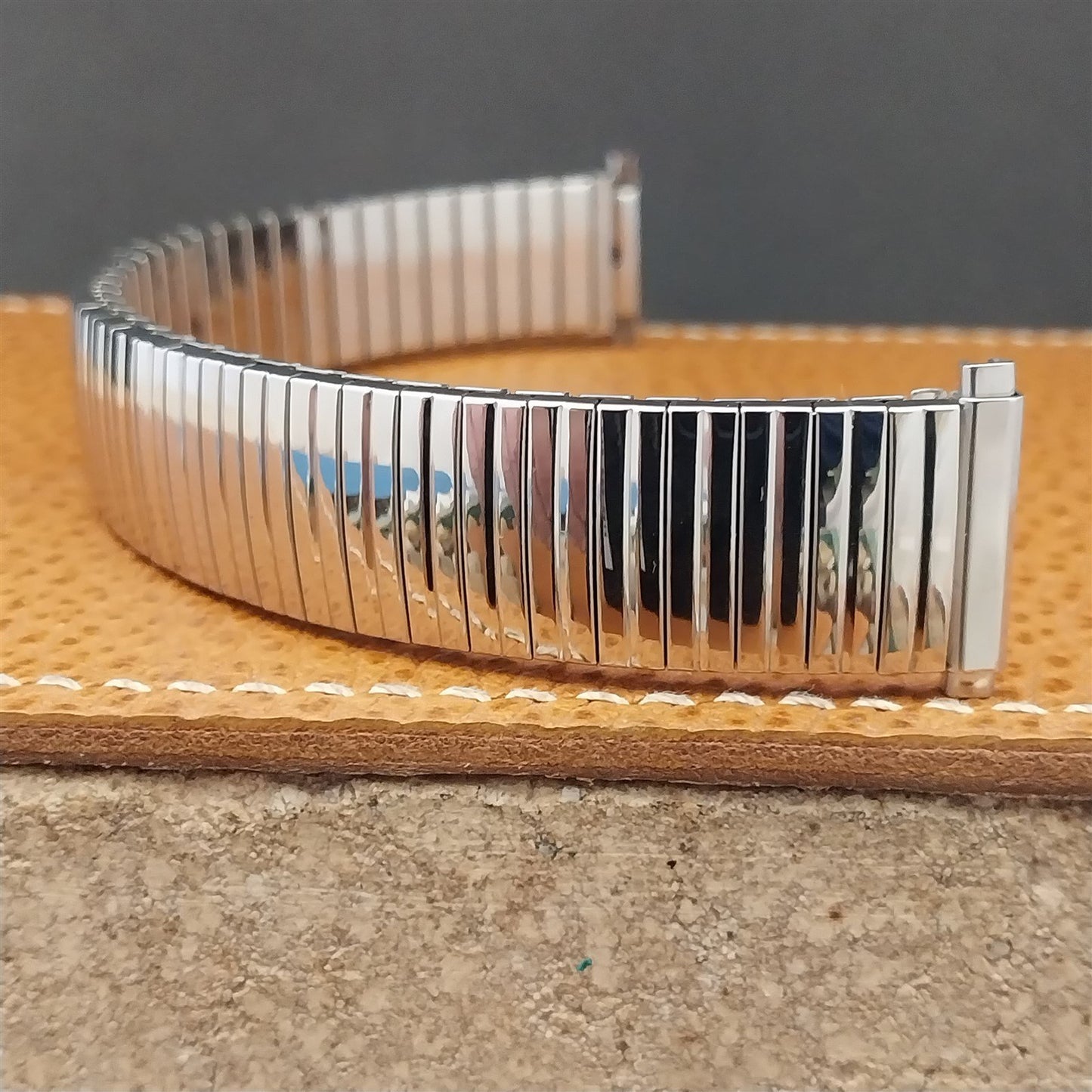 1970s Vintage Speidel Linesman 19mm 18mm 17mm 16mm Stainless Unused Watch Band