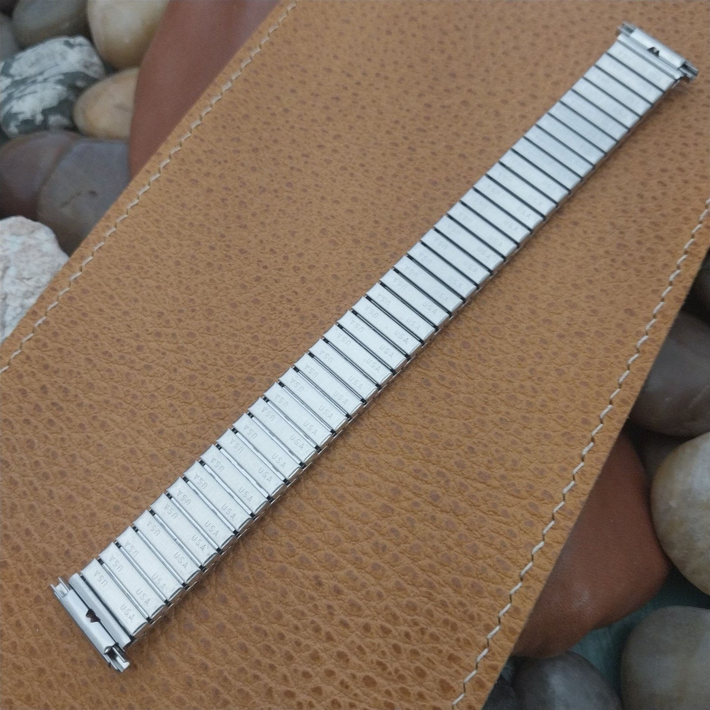 16mm 18mm 19mm 1970s Kestenmade Stainless Steel Unused nos Vintage Watch Band