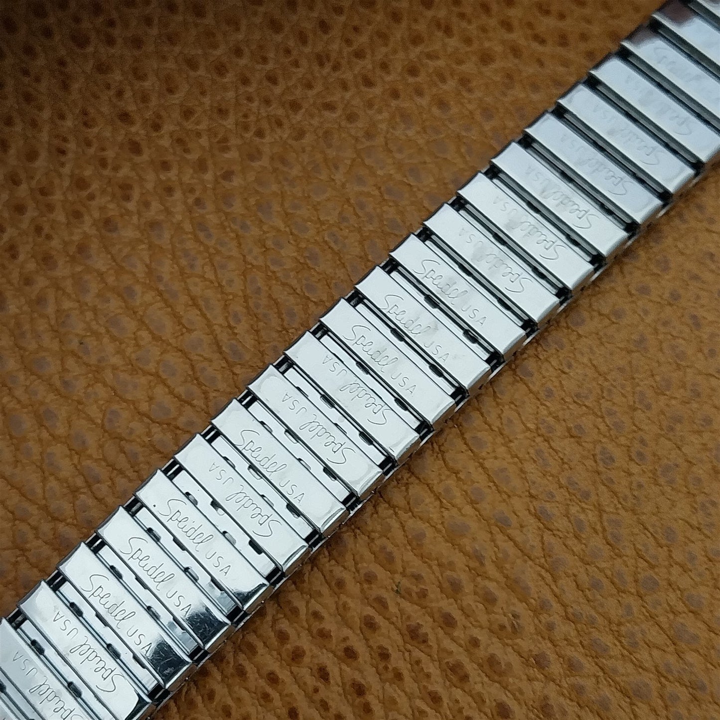 19mm 18mm 16mm 1970s Stainless Steel Speidel Riptide Unused Watch Band