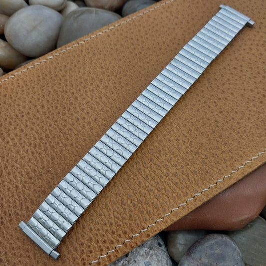 1970s USA Made Stainless Steel Kestenmade Unused nos Long Vintage Watch Band