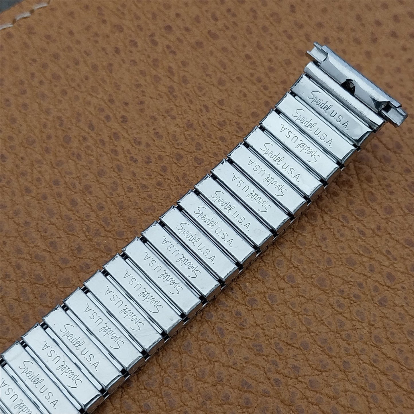 16mm 18mm 19mm 1970s Speidel Valencia Stainless Steel Unused Vintage Watch Band
