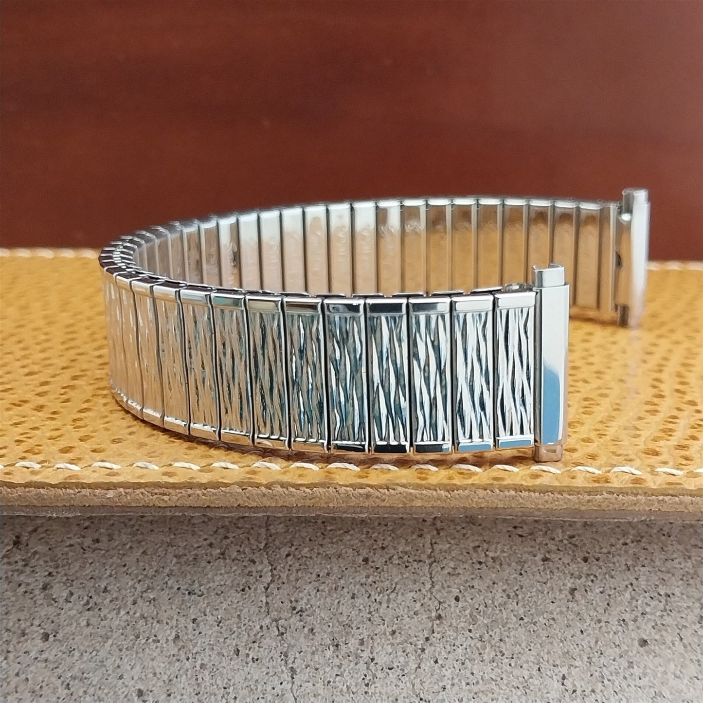 16mm 18mm 19mm 1970s Speidel Valencia Stainless Steel Unused Vintage Watch Band