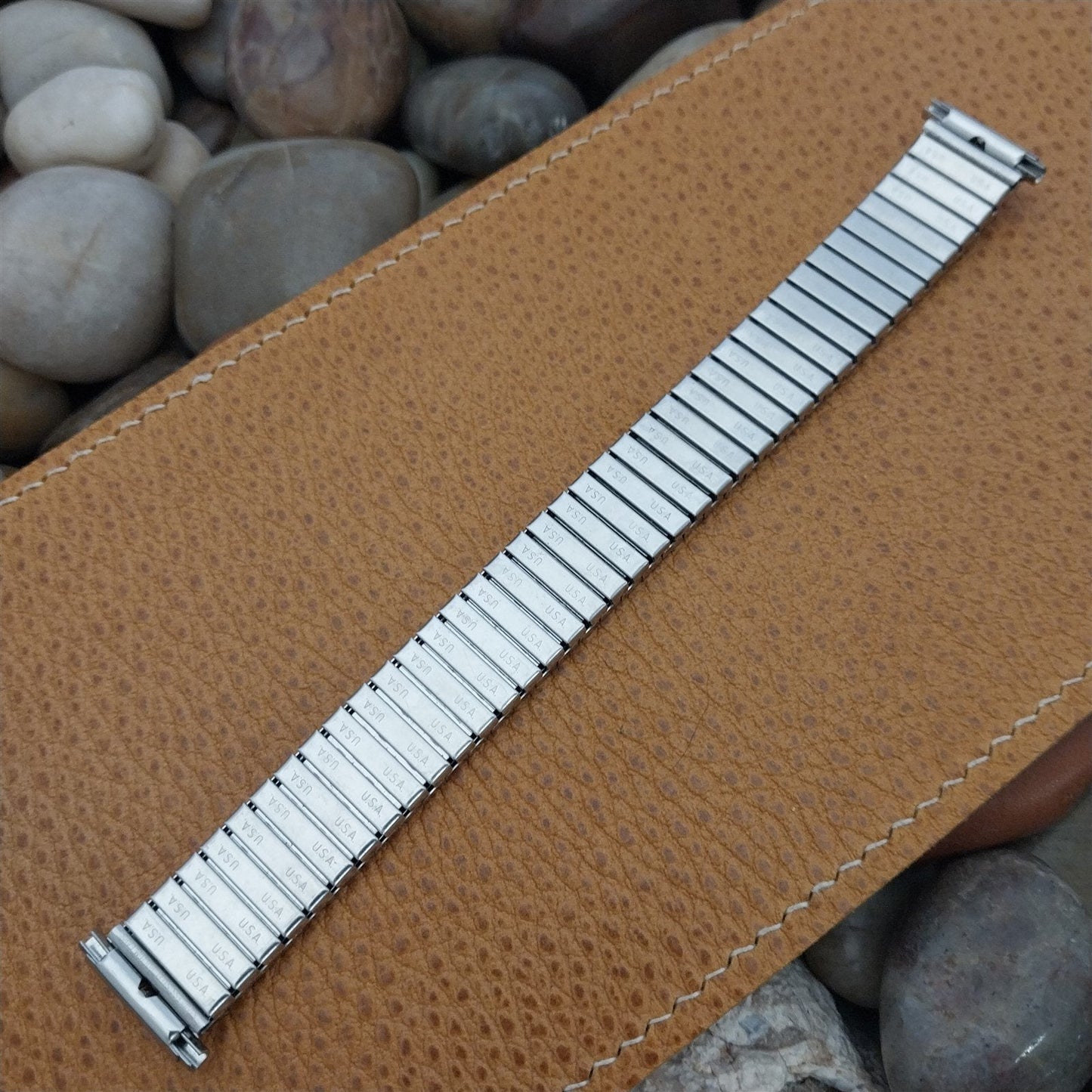 19mm 18mm 16mm 1970s Kestenmade Stainless Steel nos Long Vintage Watch Band