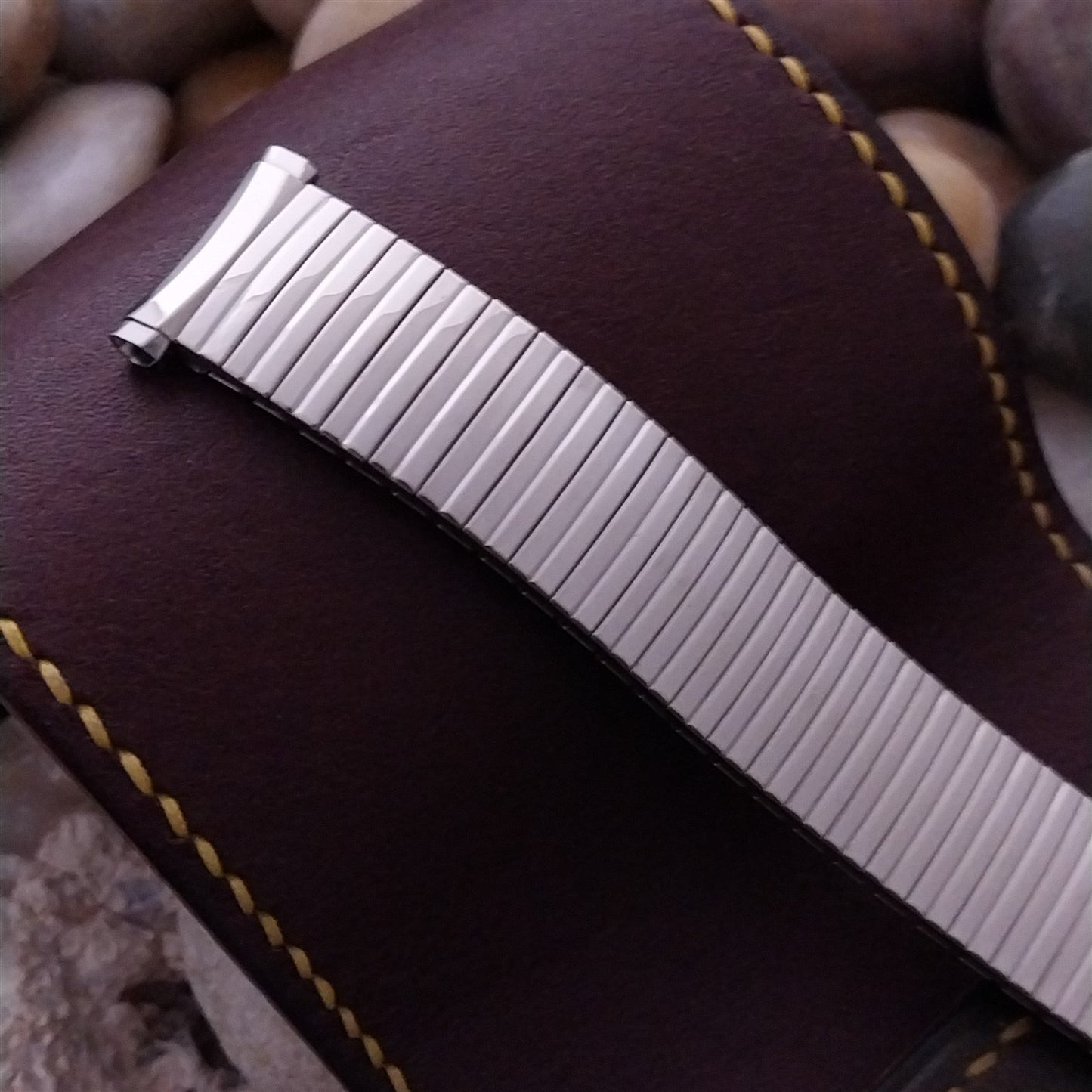 1970s Speidel Linesman Stainless Steel Unused TwistoFlex Vintage Watch Band