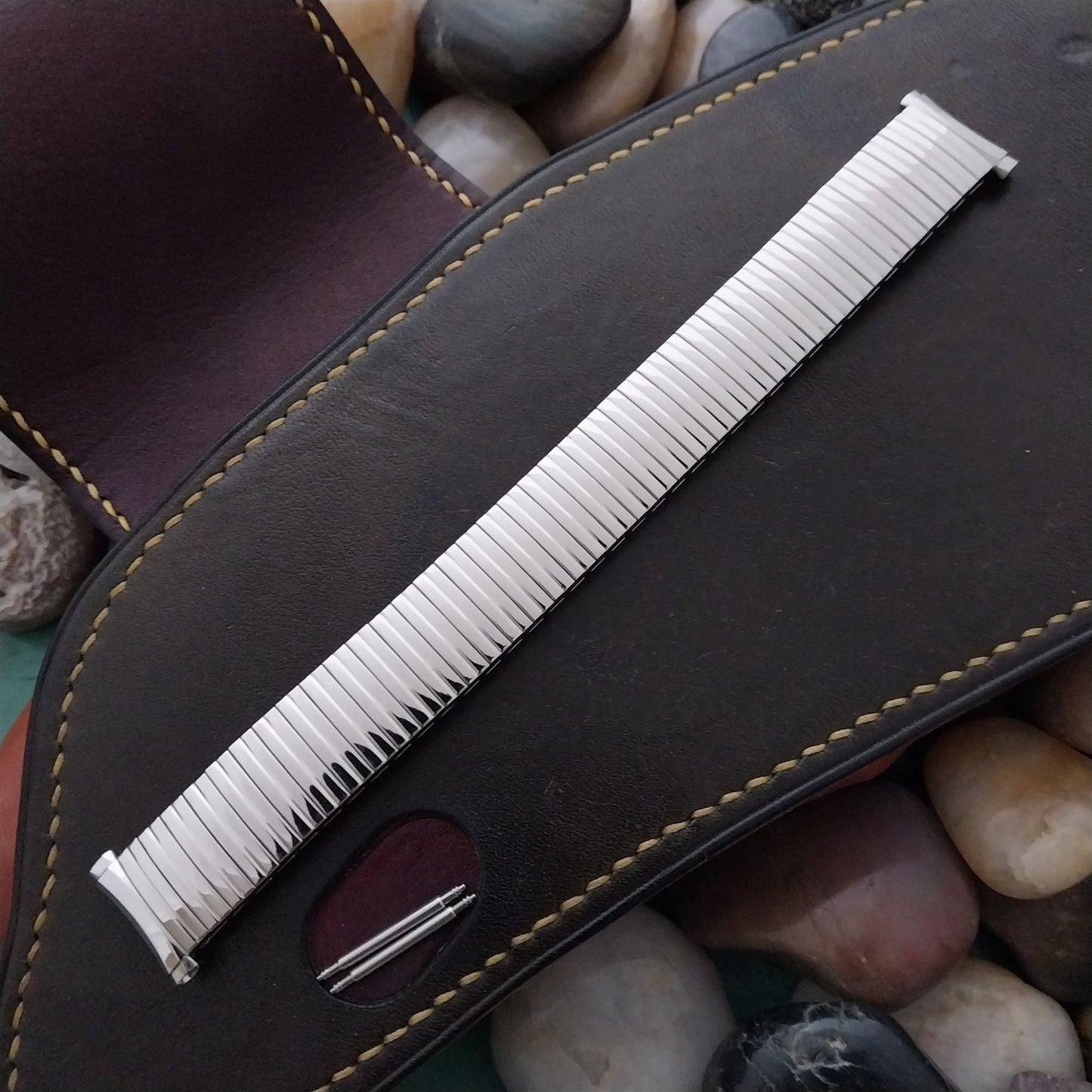 1970s Speidel Linesman Stainless Steel Unused TwistoFlex Vintage Watch Band