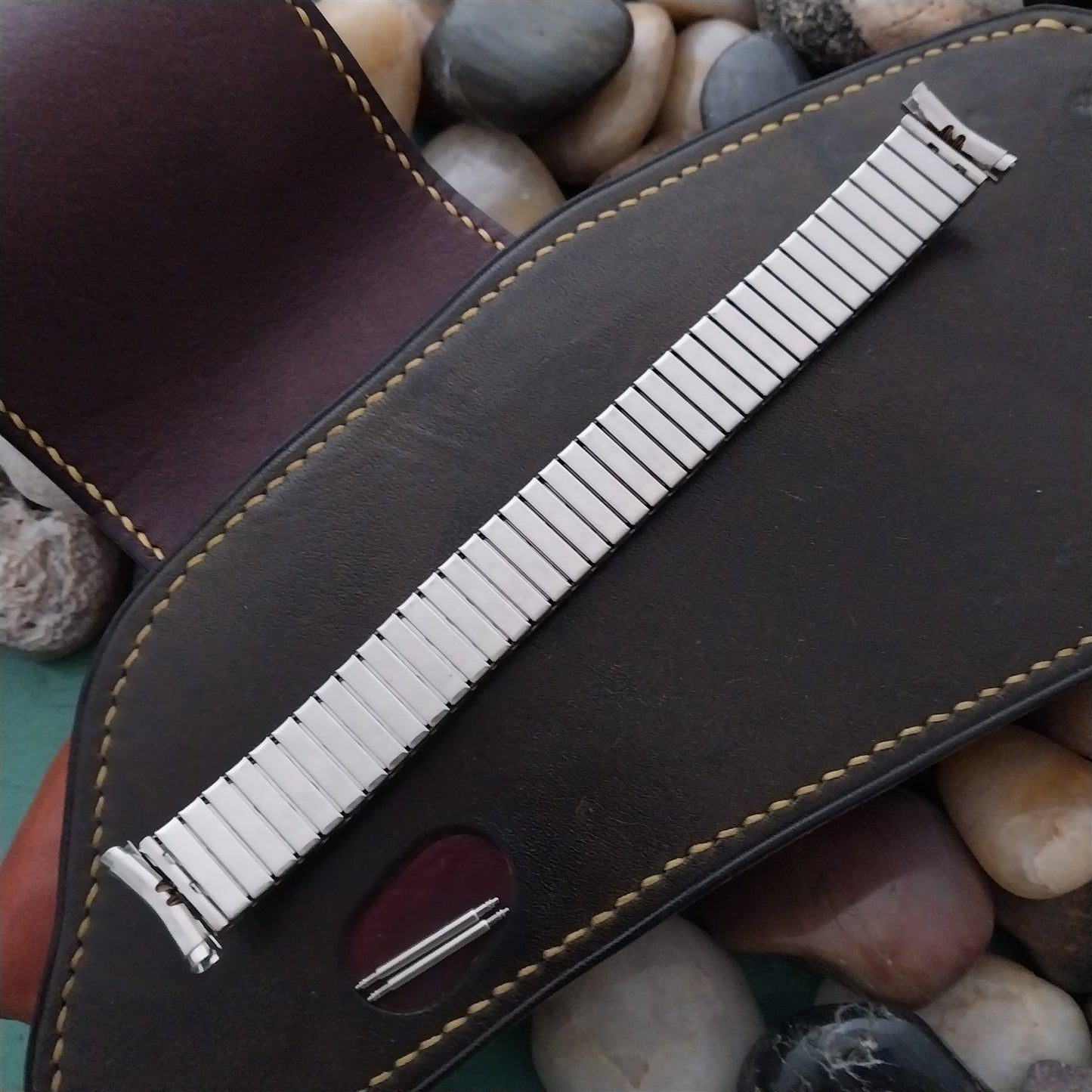 1970s Speidel Linesman Stainless Steel Unused TwistoFlex Vintage Watch Band