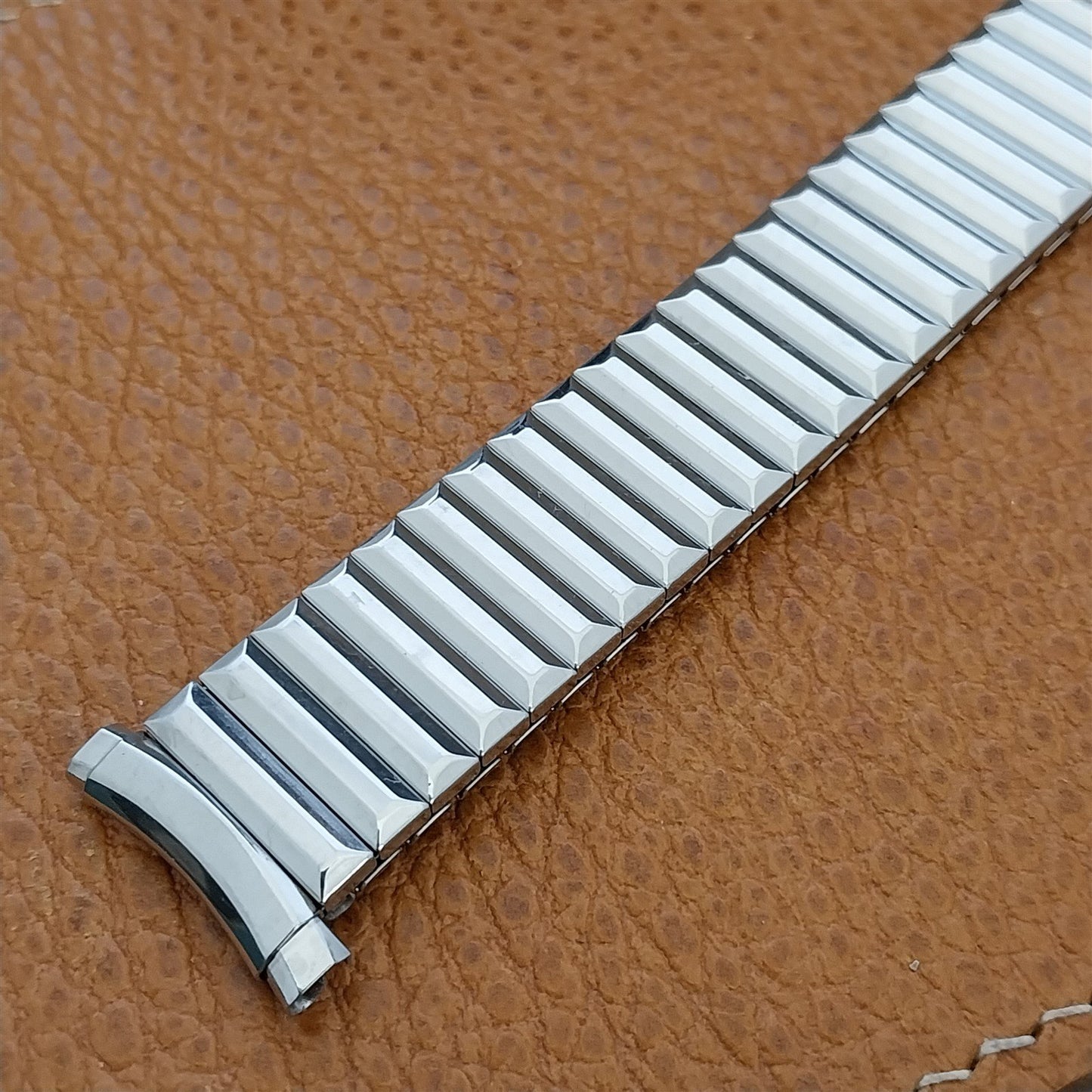 16mm 18mm 19mm 1970s Speidel Fullback Stainless Steel Unused Vintage Watch Band