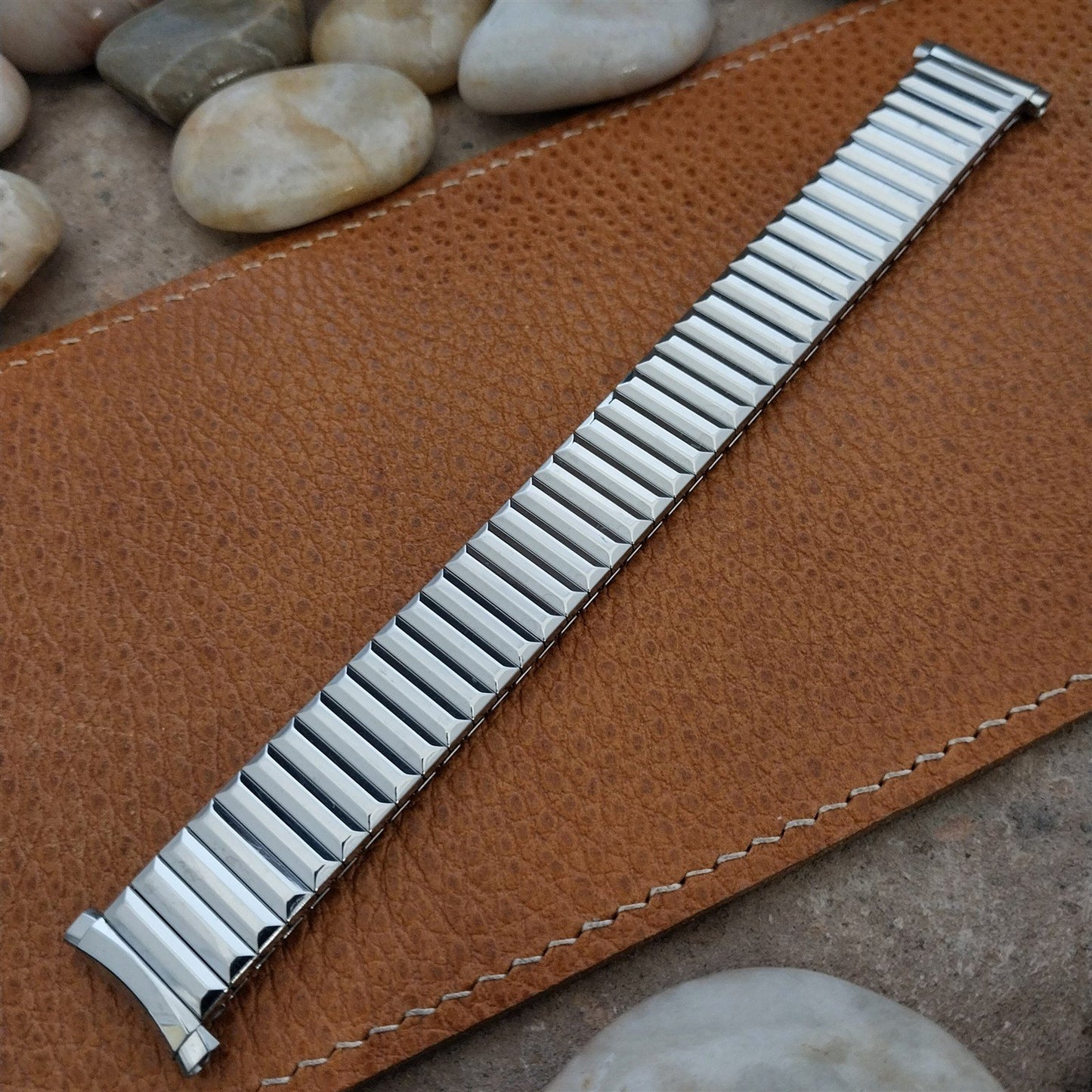 16mm 18mm 19mm 1970s Speidel Fullback Stainless Steel Unused Vintage Watch Band