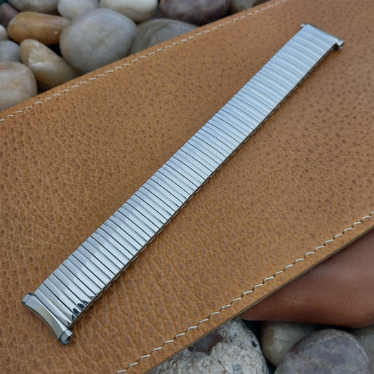 1970s Speidel Linesman Stainless Steel nos Vintage Watch Band 16mm-19mm